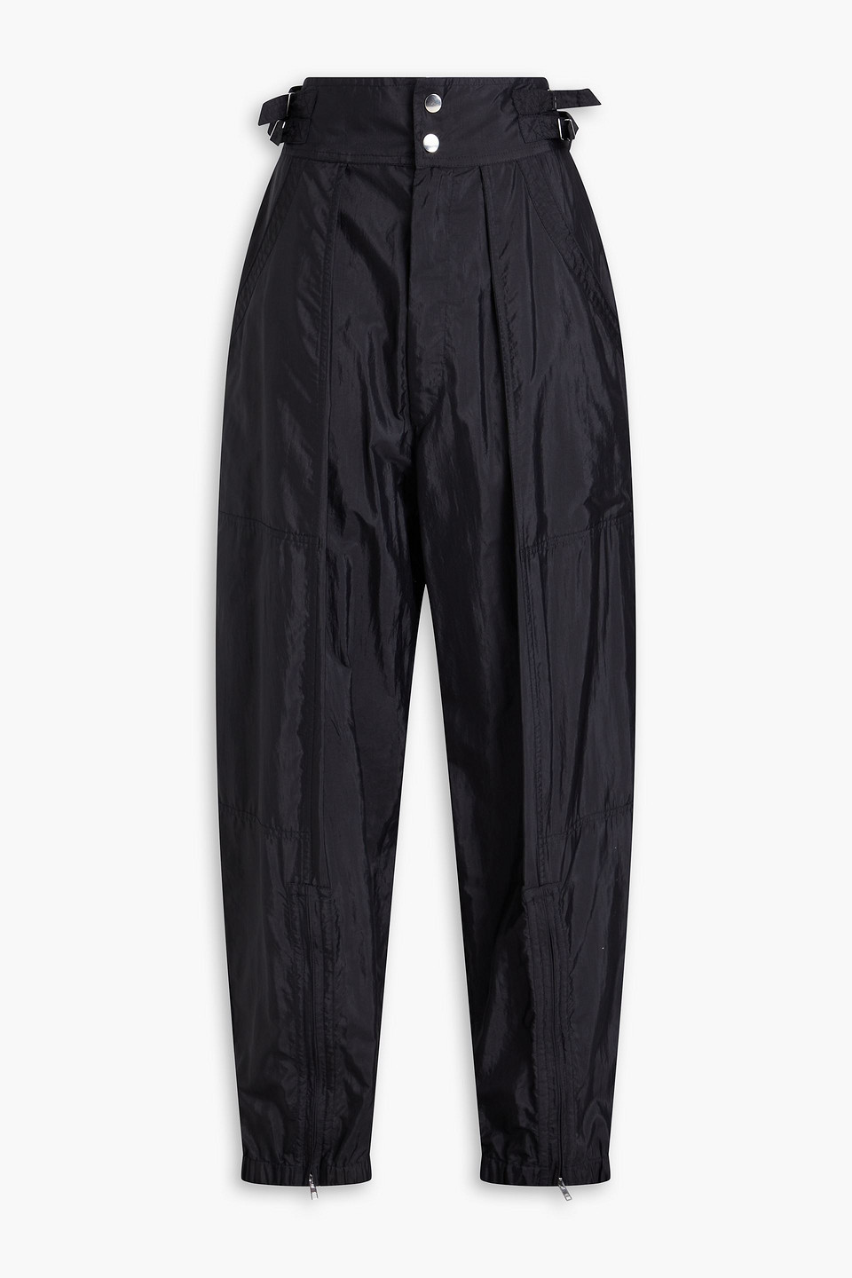 Isabel Marant Shell Tapered Trousers In Black