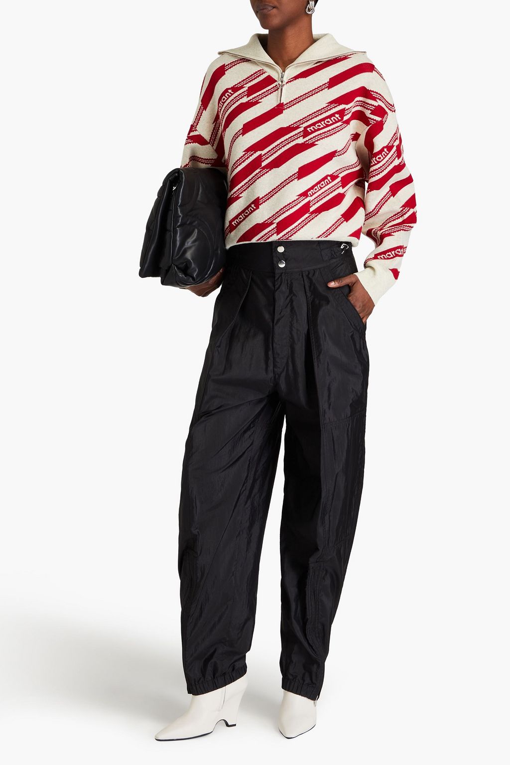 ISABEL MARANT Shell tapered pants