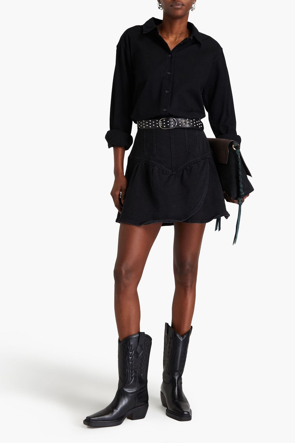 ISABEL MARANT Dimenia denim mini skirt