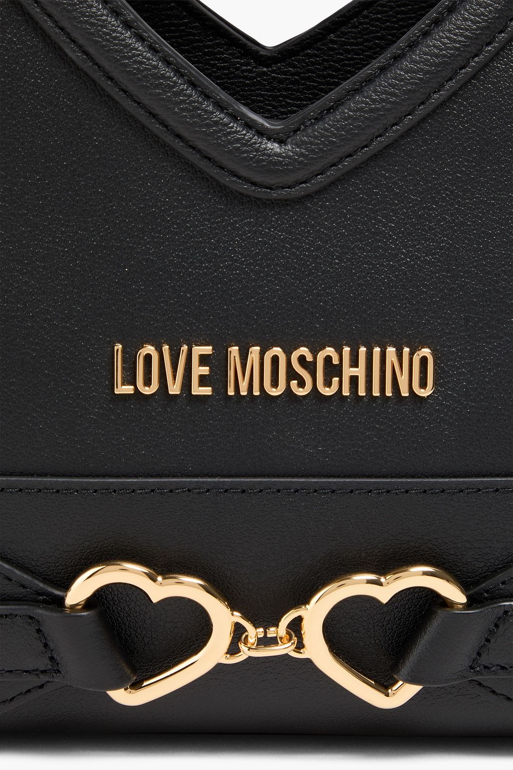 LOVE MOSCHINO حقيبة توت من الجلد بتصميم مزركش