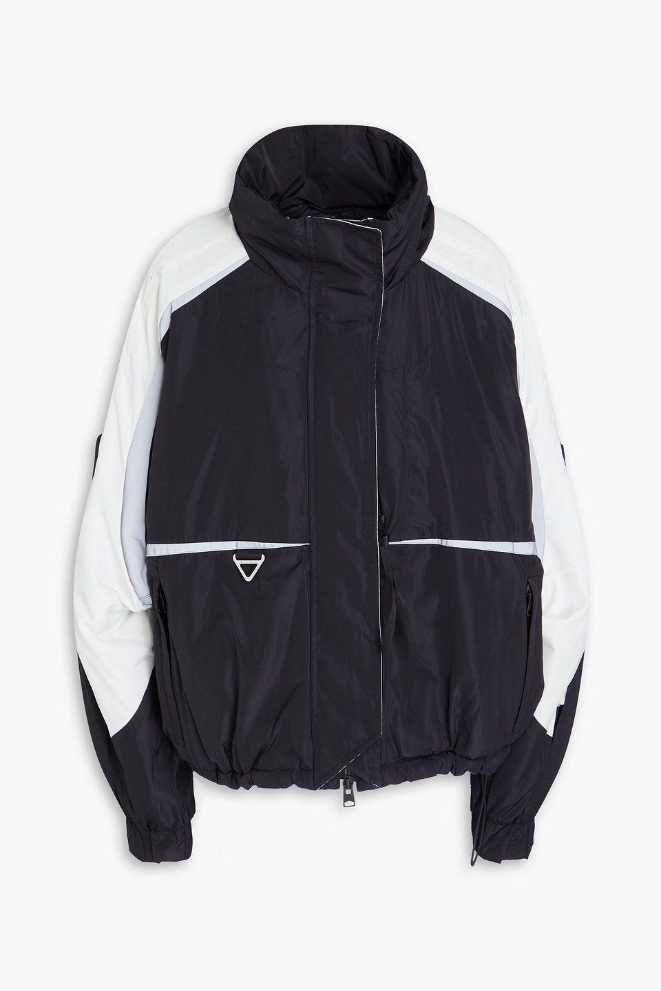 Shoreditch Ski Club Shell Hooded Jacket In Black