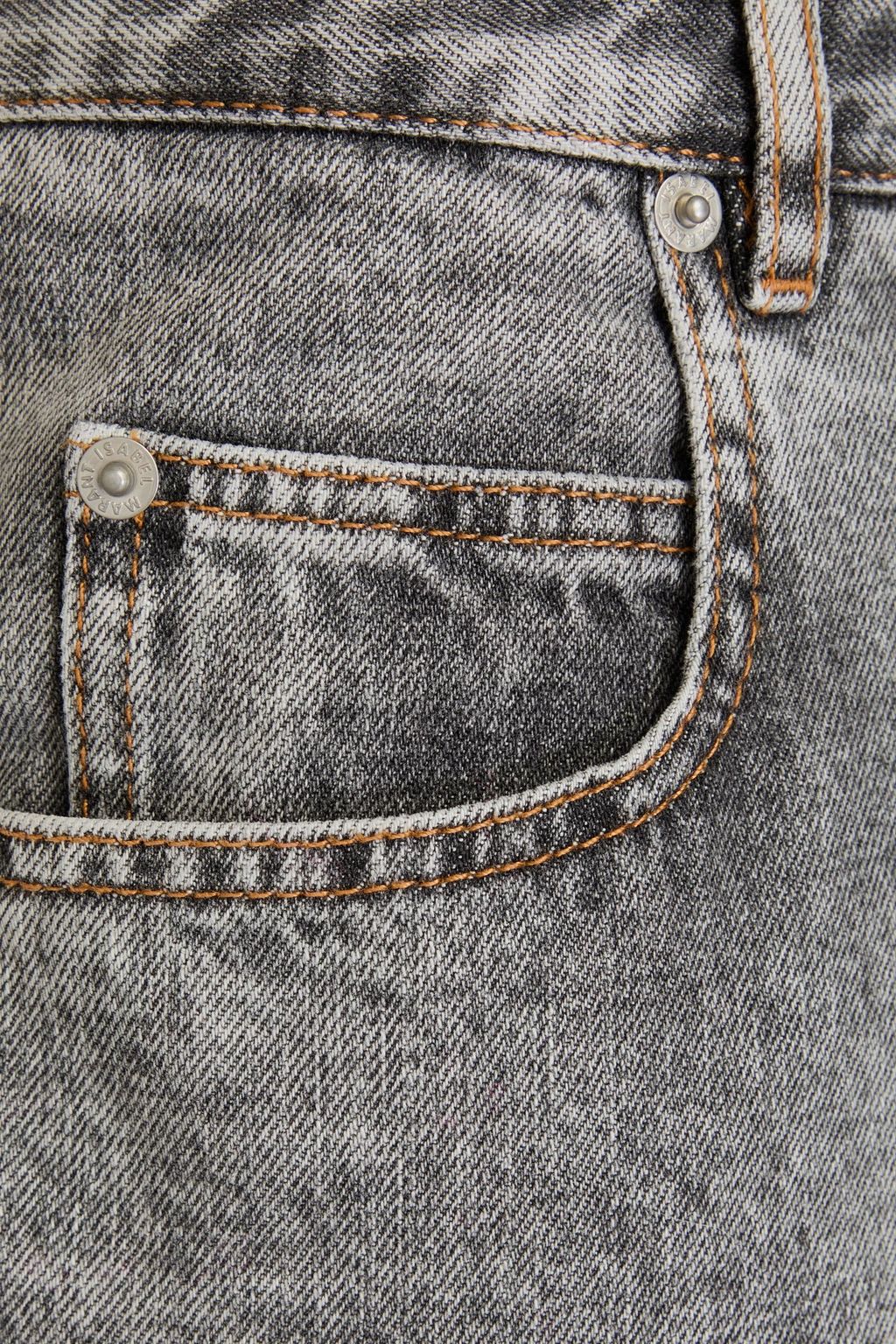 MARANT ÉTOILE جينز "نيسار" قصير بقصة تضيق تدريجياً وبخصر مرتفع