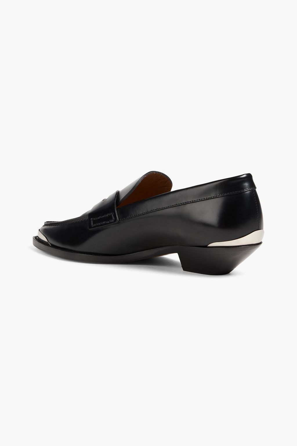 ISABEL MARANT Embellished leather loafers