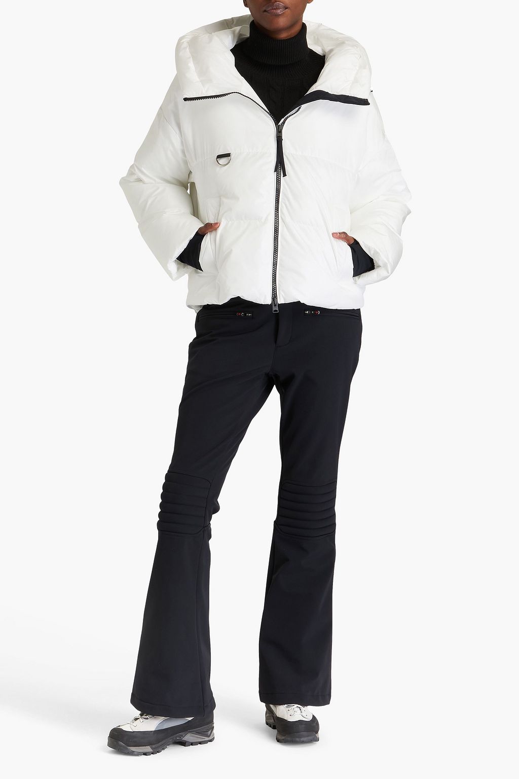SHOREDITCH SKI CLUB 퀼팅 쉘 후드 재킷