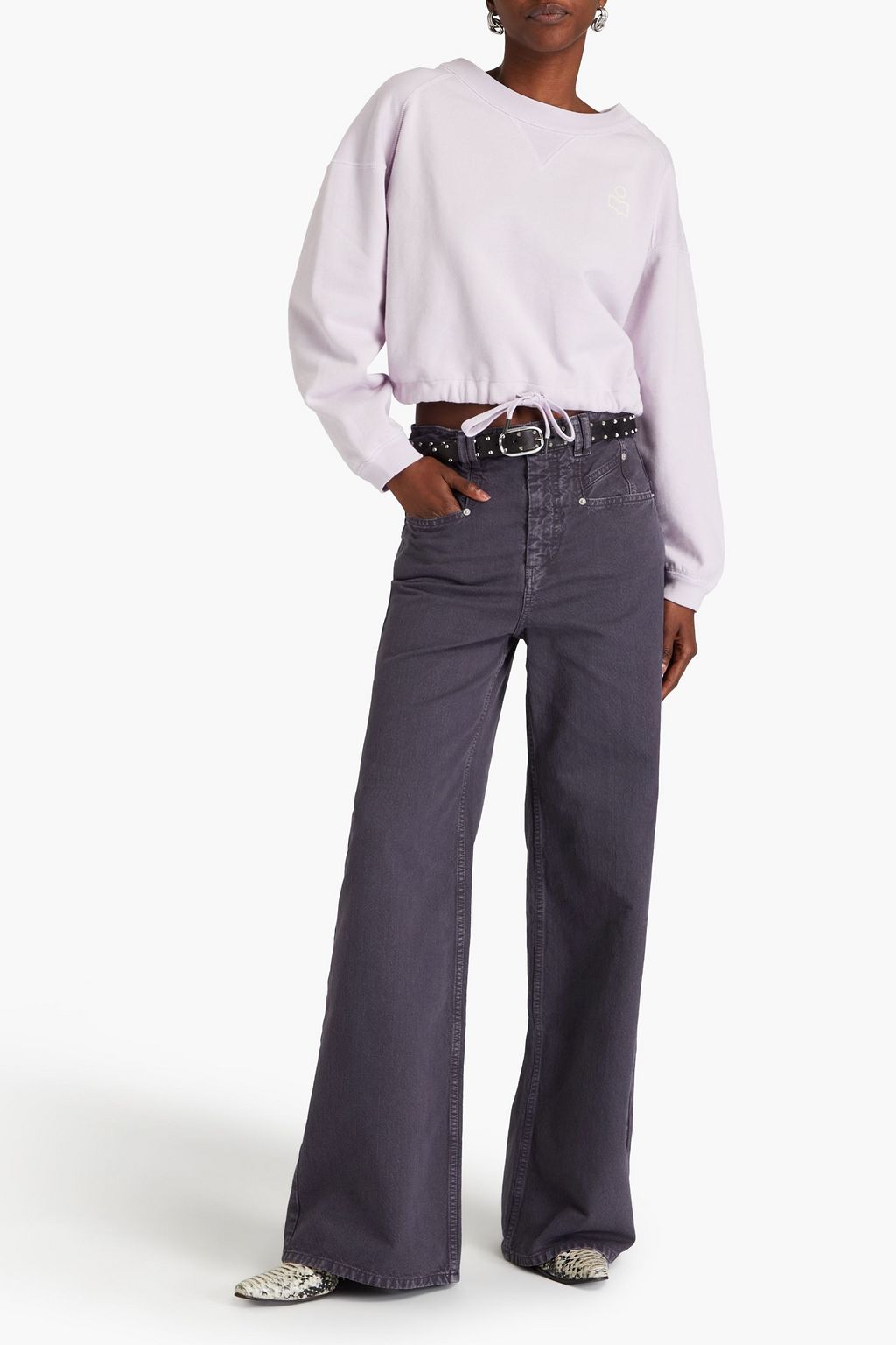 ISABEL MARANT Lemony high-rise flared jeans