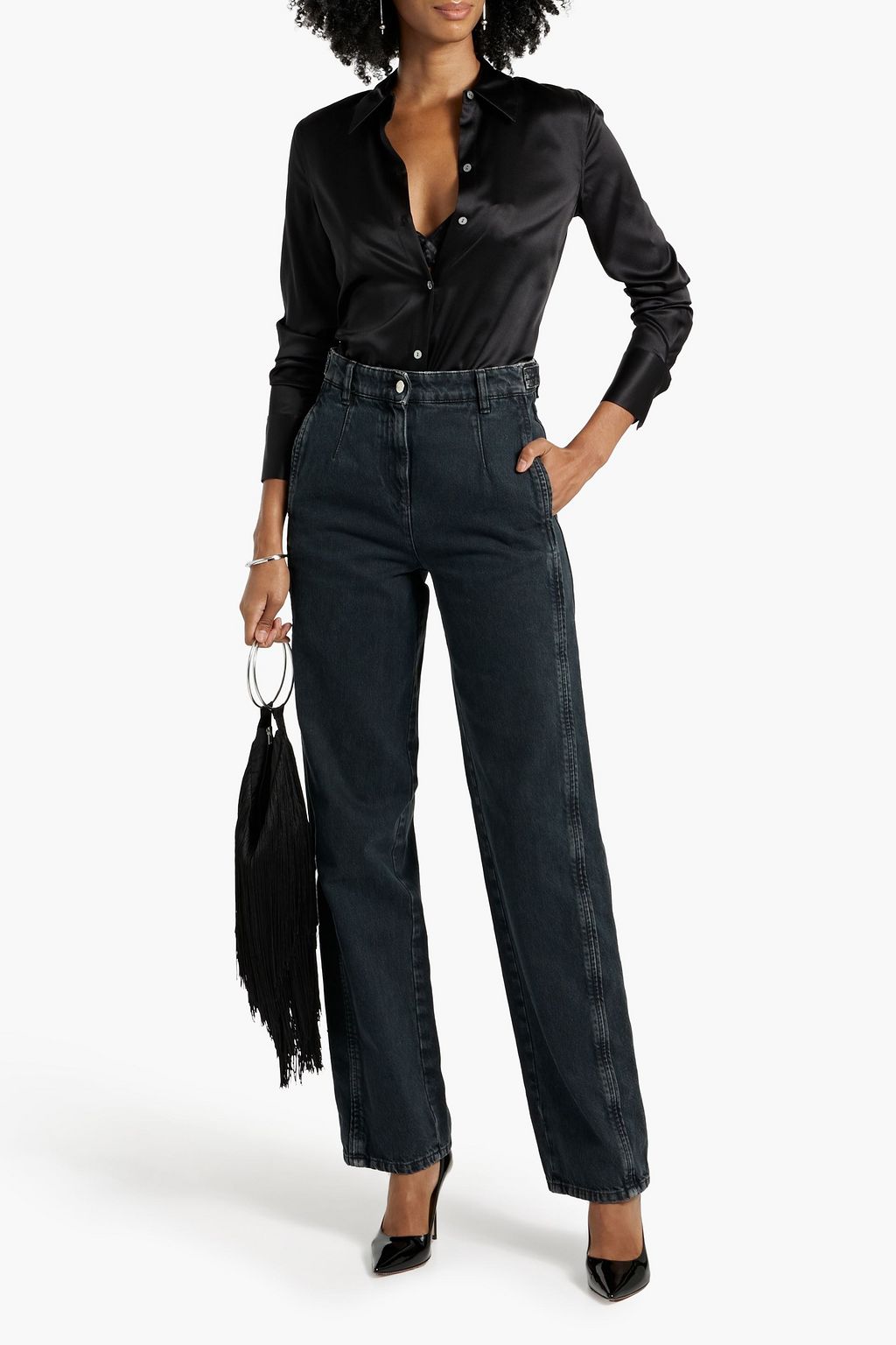 IRO Ceaumar high-rise straight-leg jeans