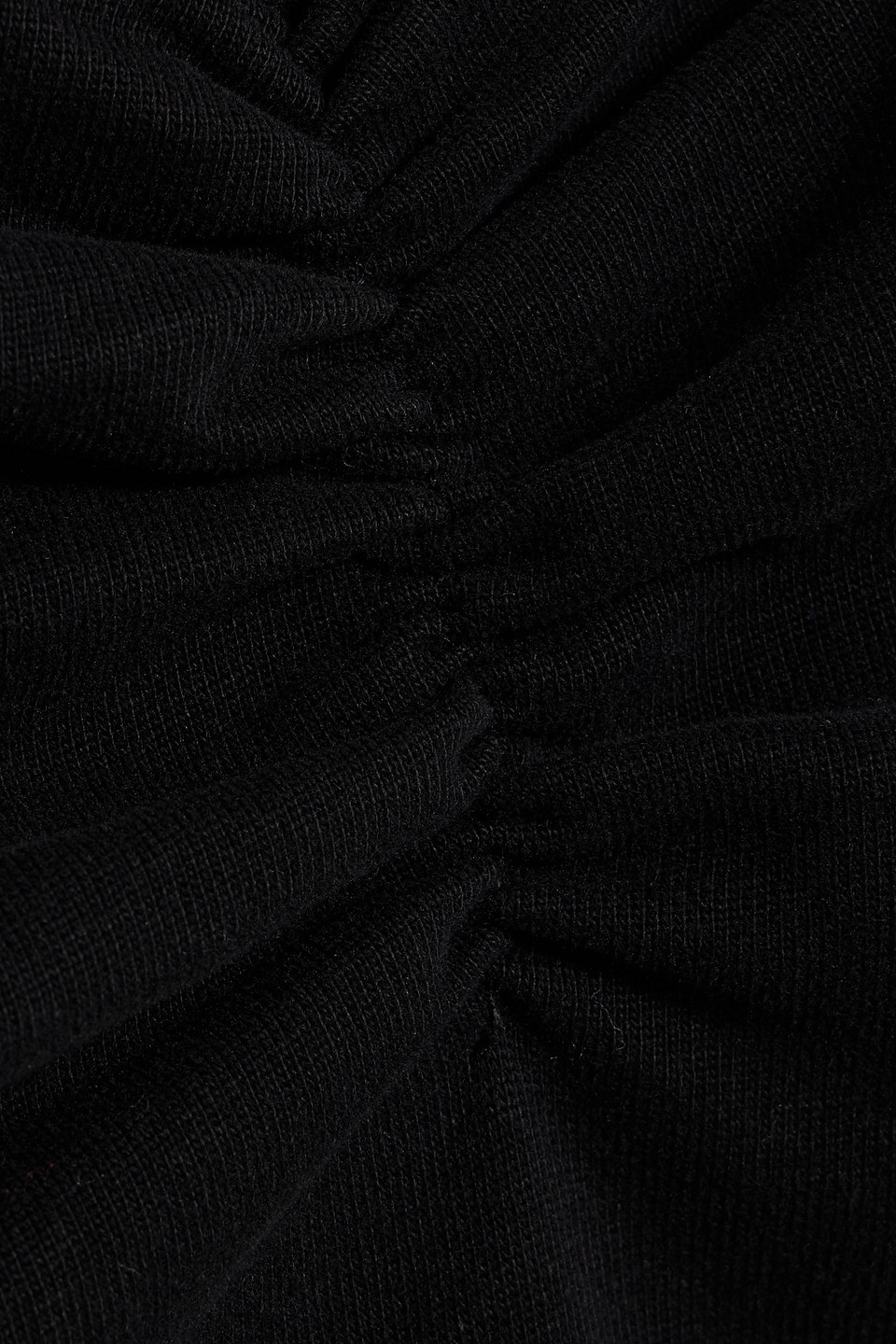 Iro Soa Twisted Cutout Cotton-jersey Mini Dress In Black