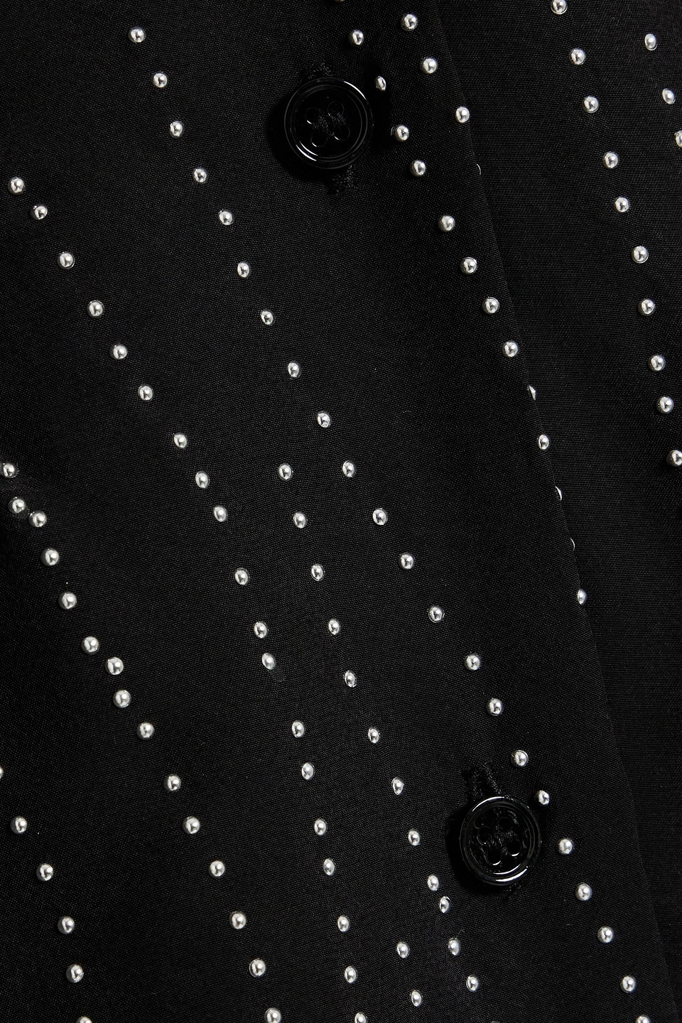 Iro Studded Shirt All-over Pattern In Black