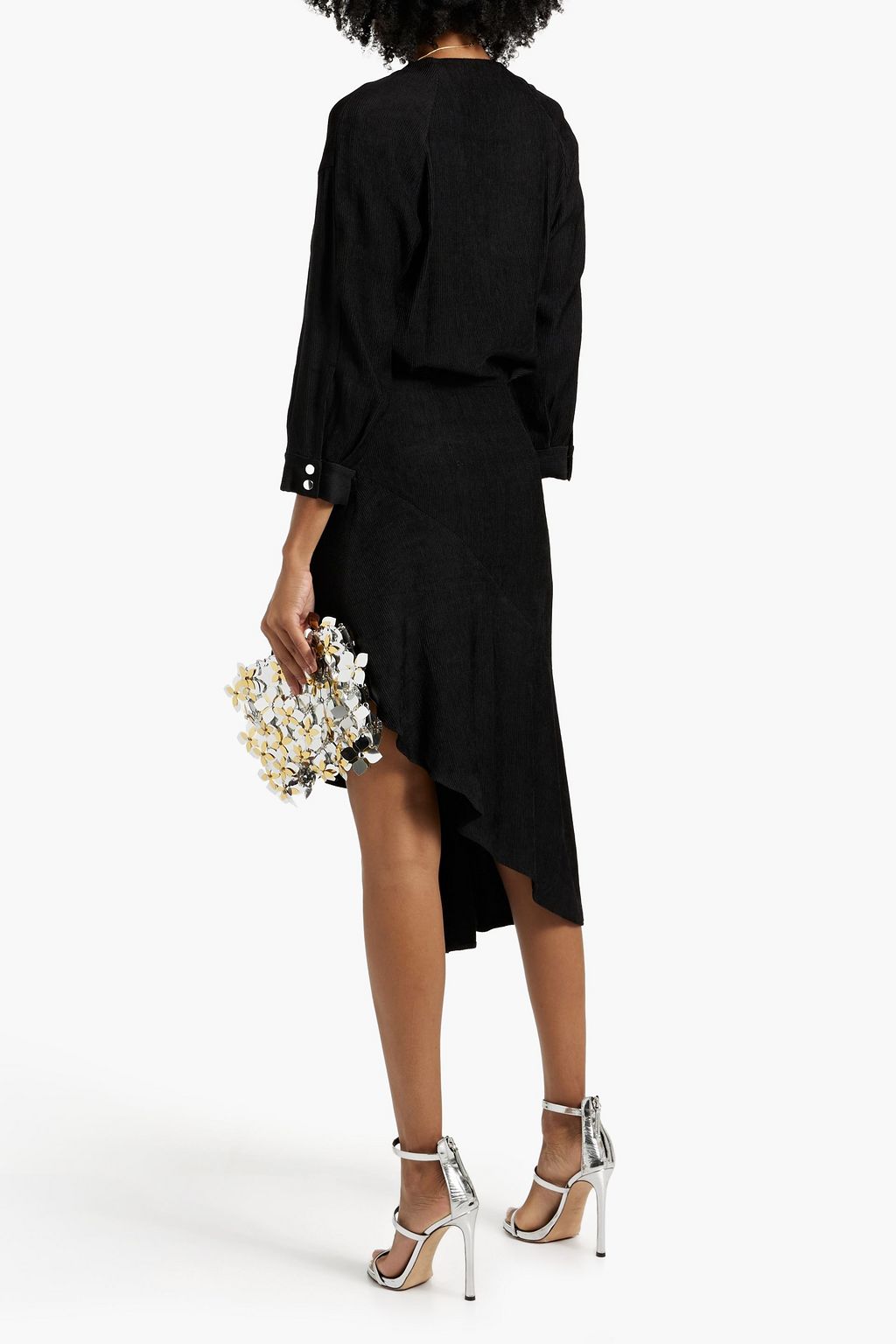 IRO Izae asymmetric chenille dress