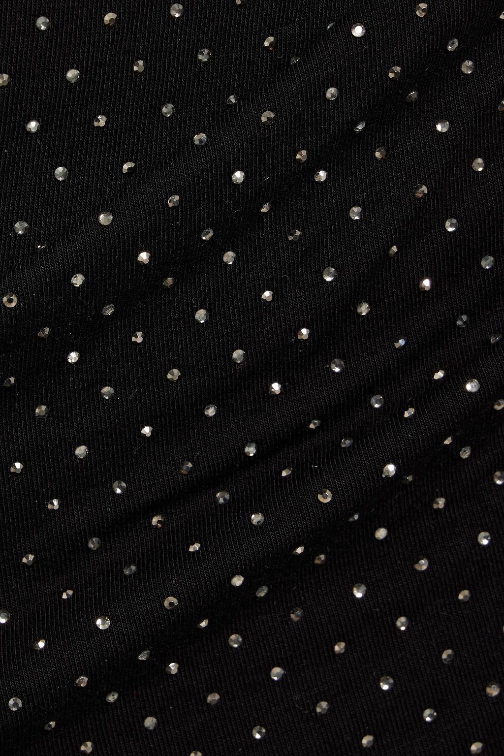 IRO Numees crystal-embellished jersey mini skirt