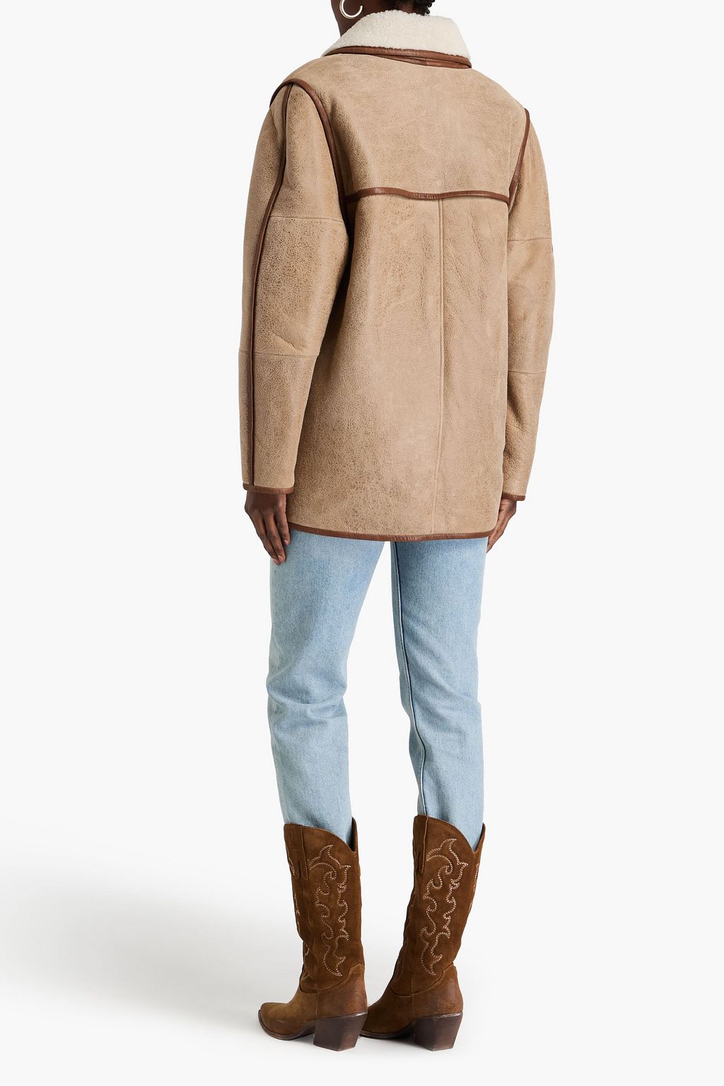 MARANT ÉTOILE Anawa shearling jacket