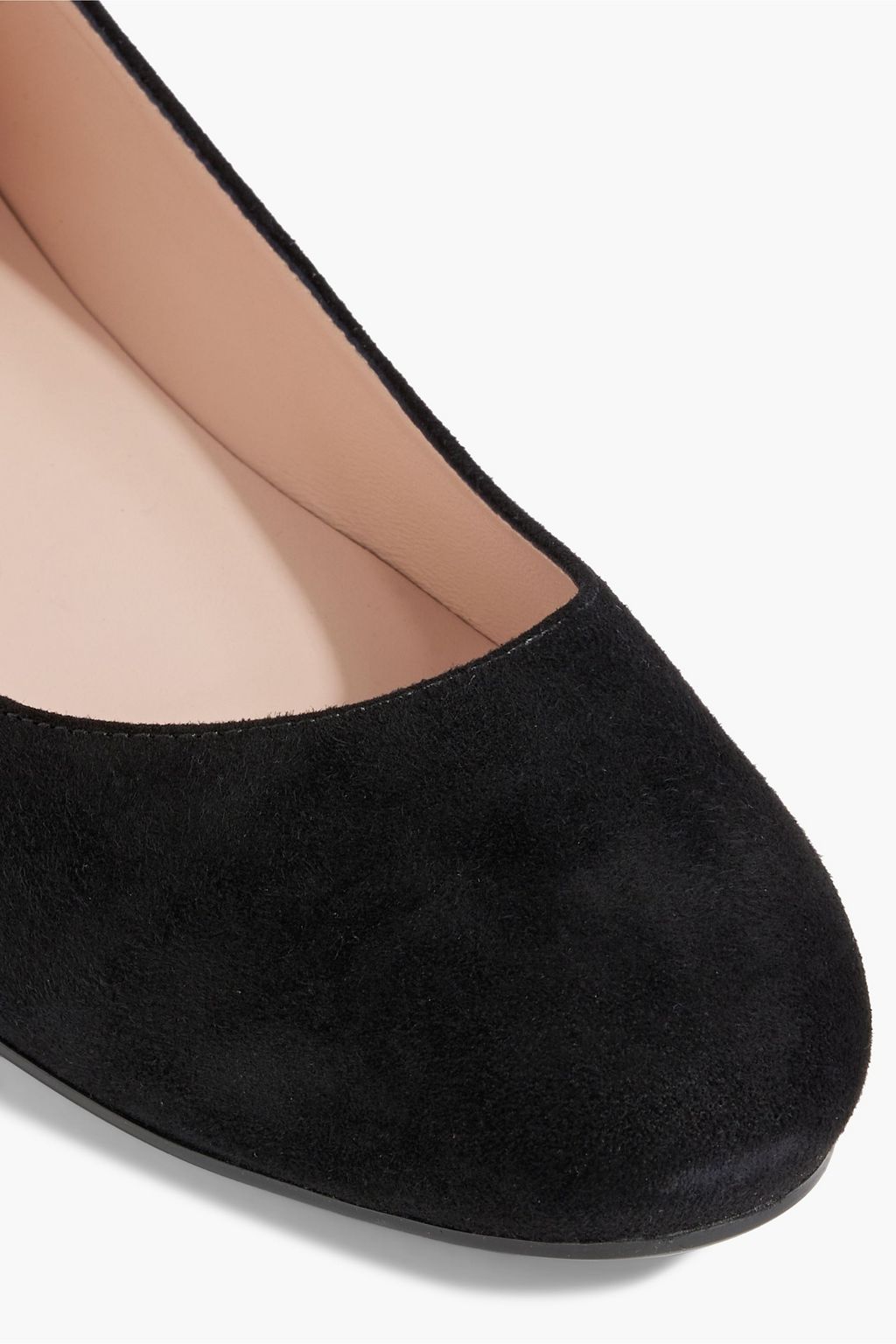 TOD'S Studded suede ballet flats