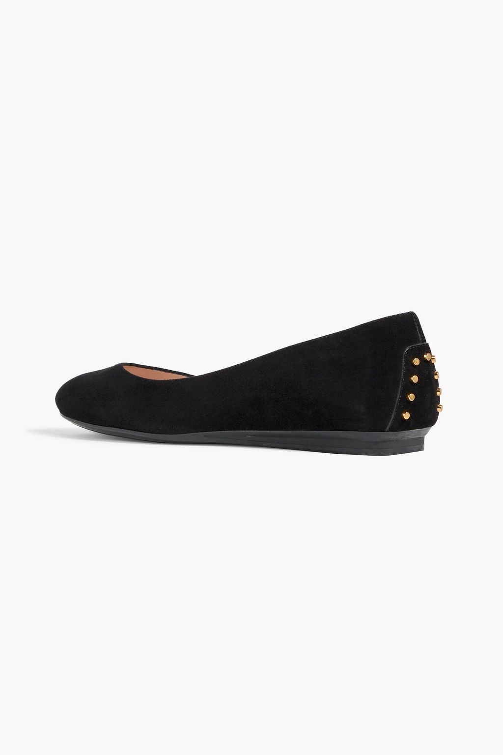 TOD'S Studded suede ballet flats