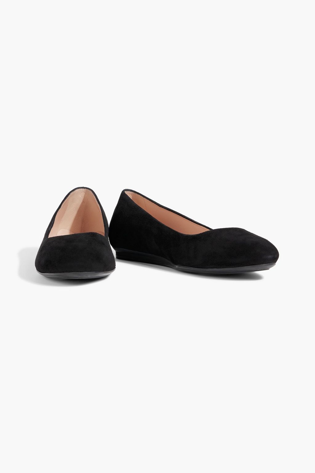 TOD'S Studded suede ballet flats