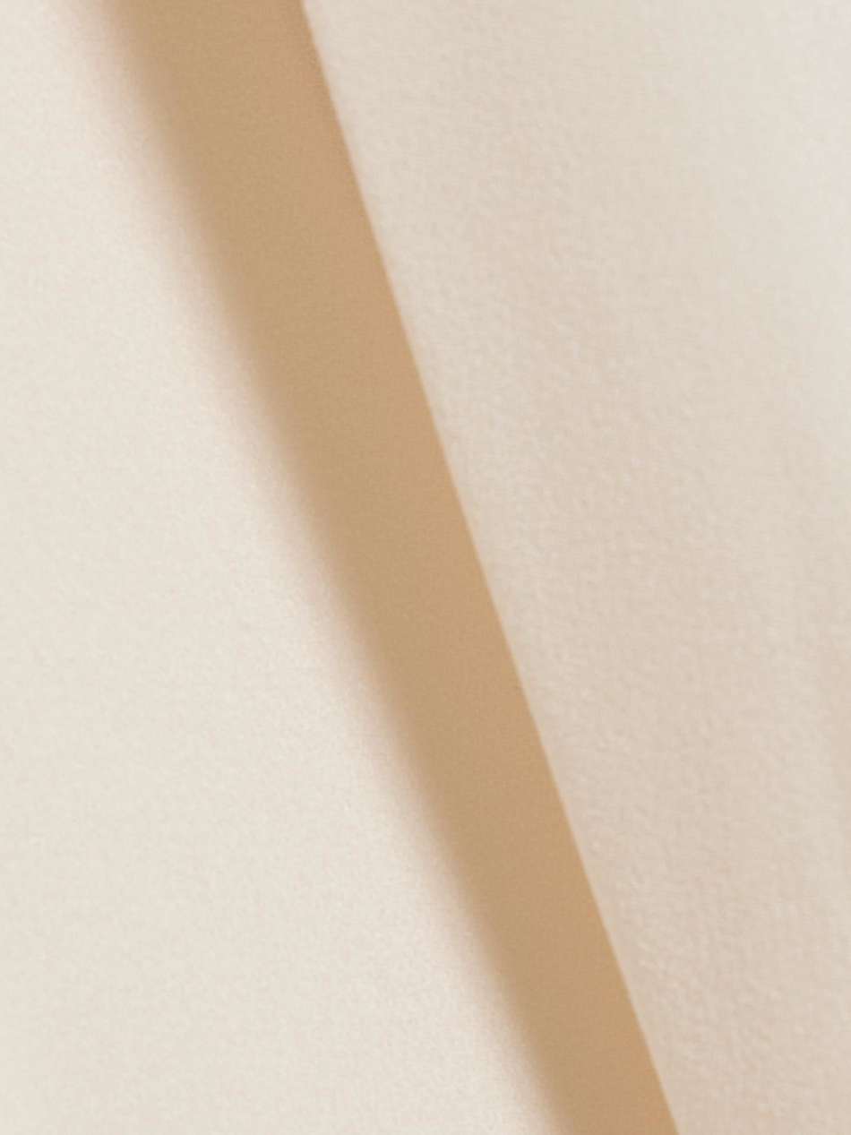 katie wrap-effect crepe mini dress