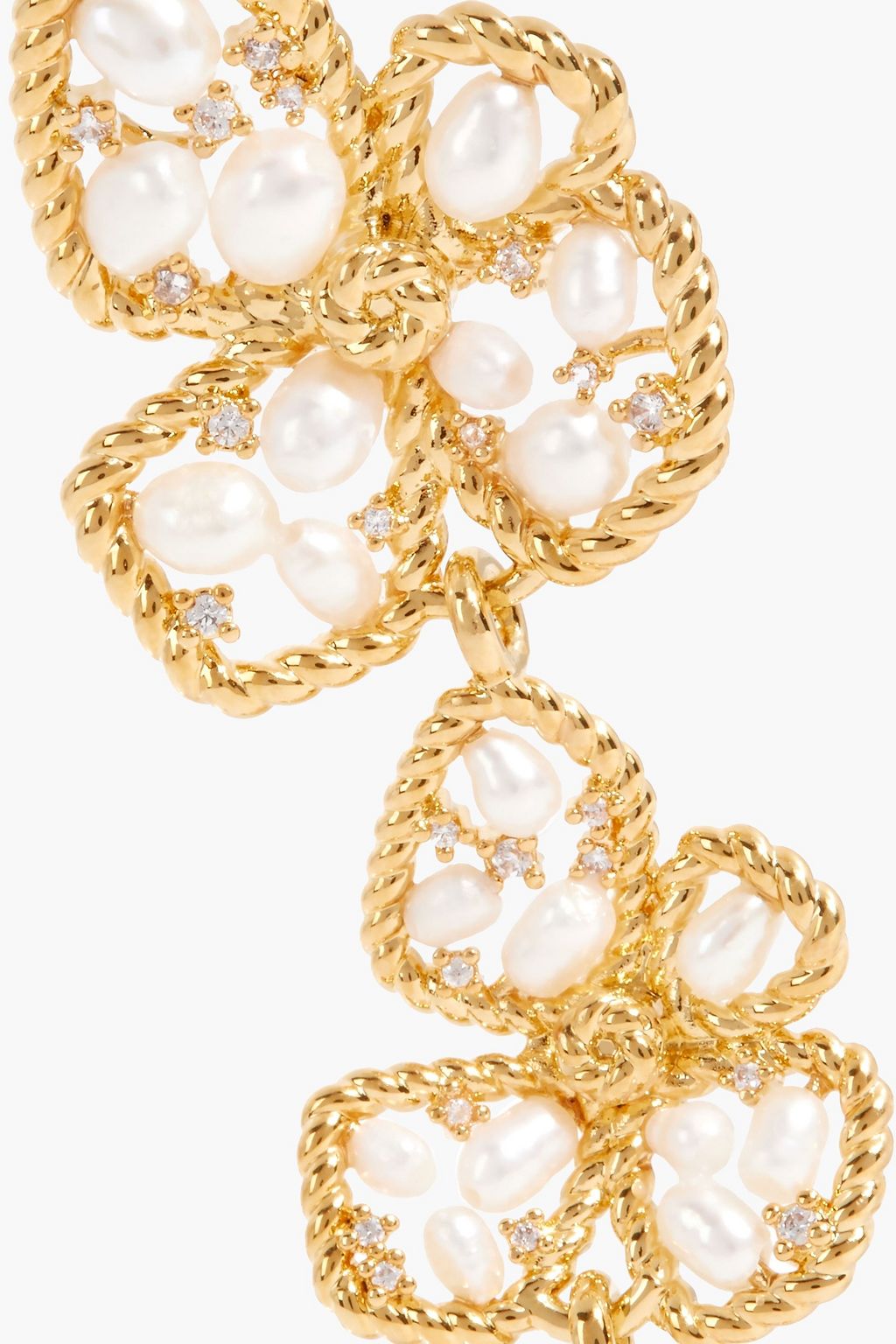 ZIMMERMANN Gold-tone freshwater pearl earrings