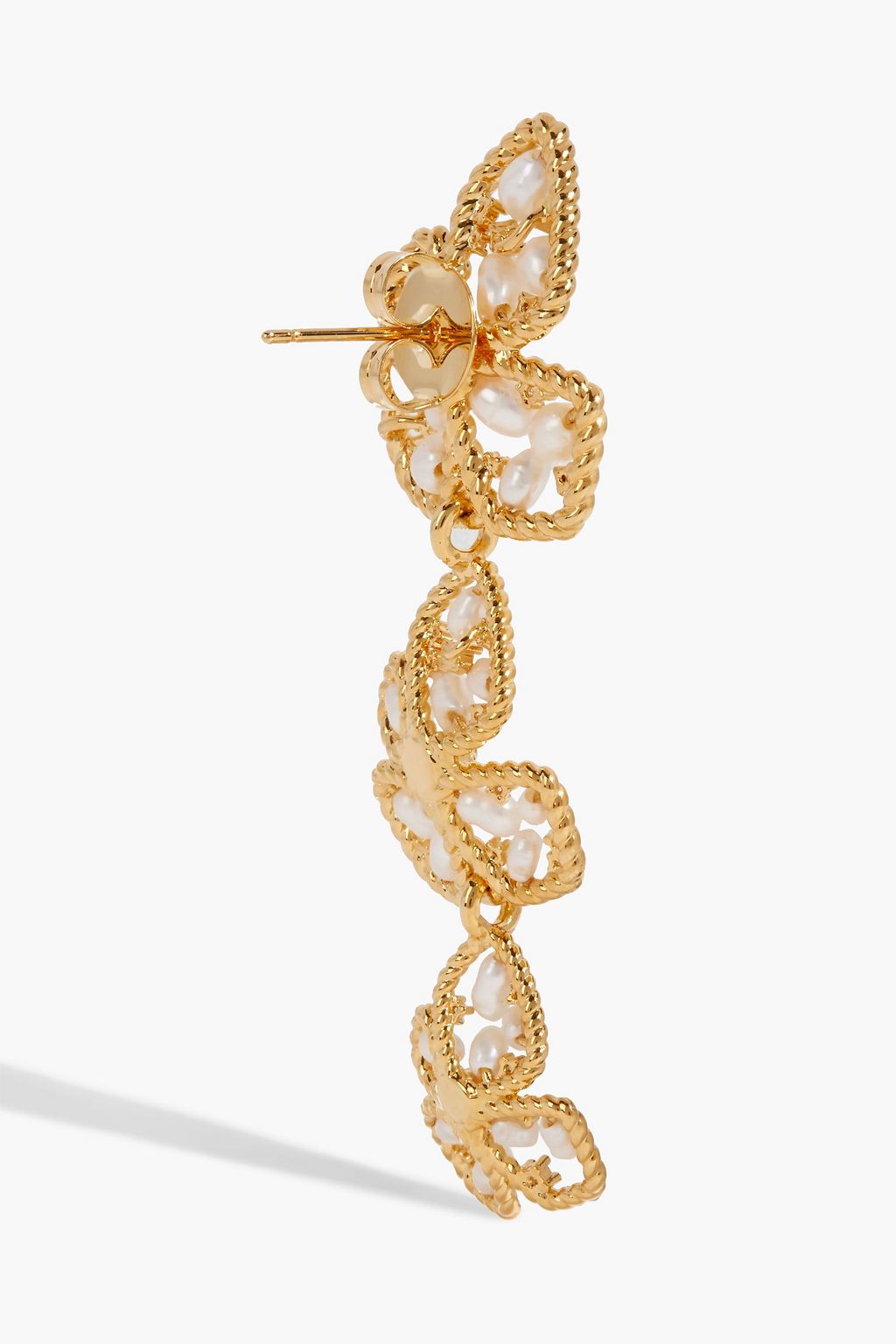 ZIMMERMANN Gold-tone freshwater pearl earrings