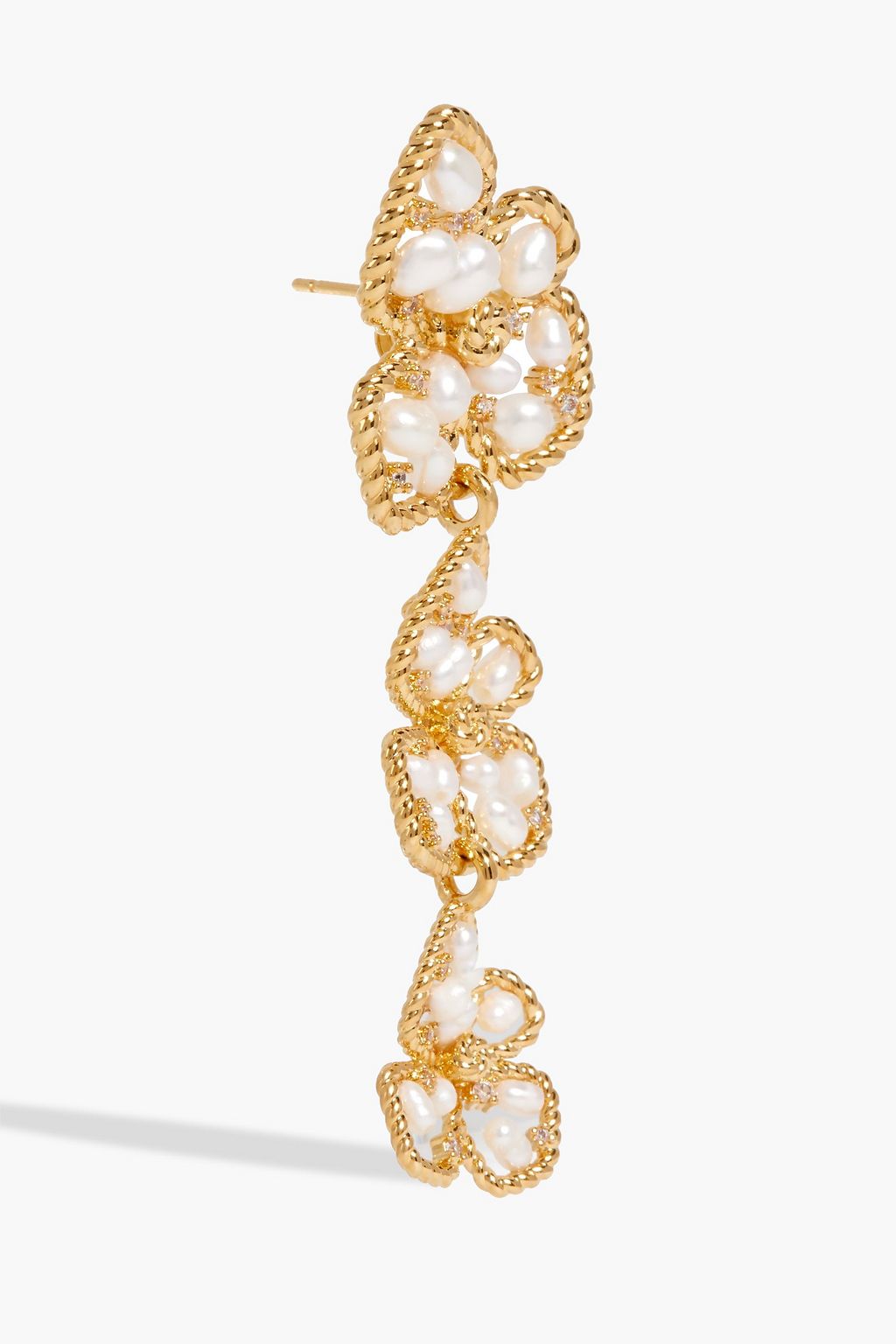 ZIMMERMANN Gold-tone freshwater pearl earrings