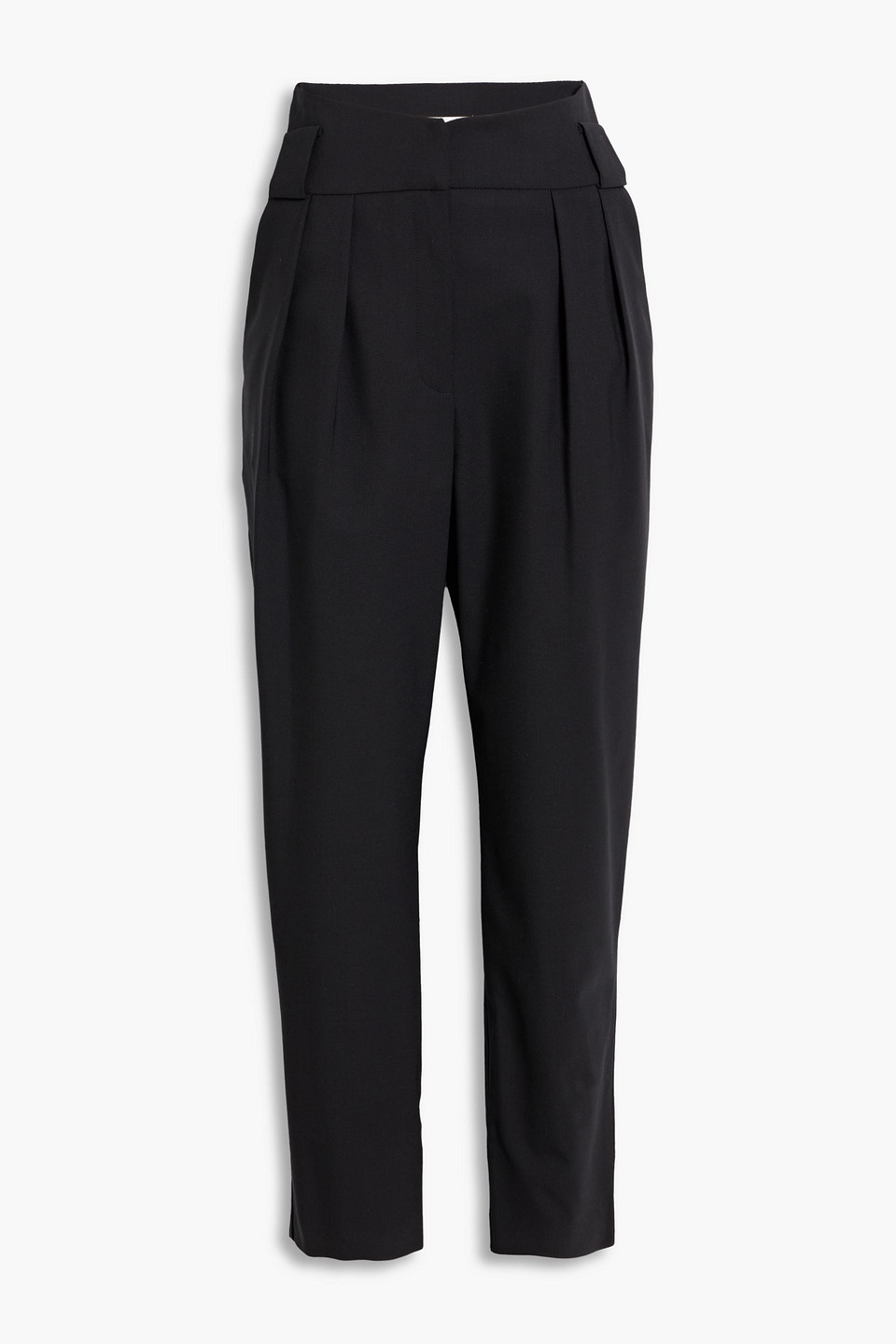 Ijonac pleated wool-blend twill tapered pants