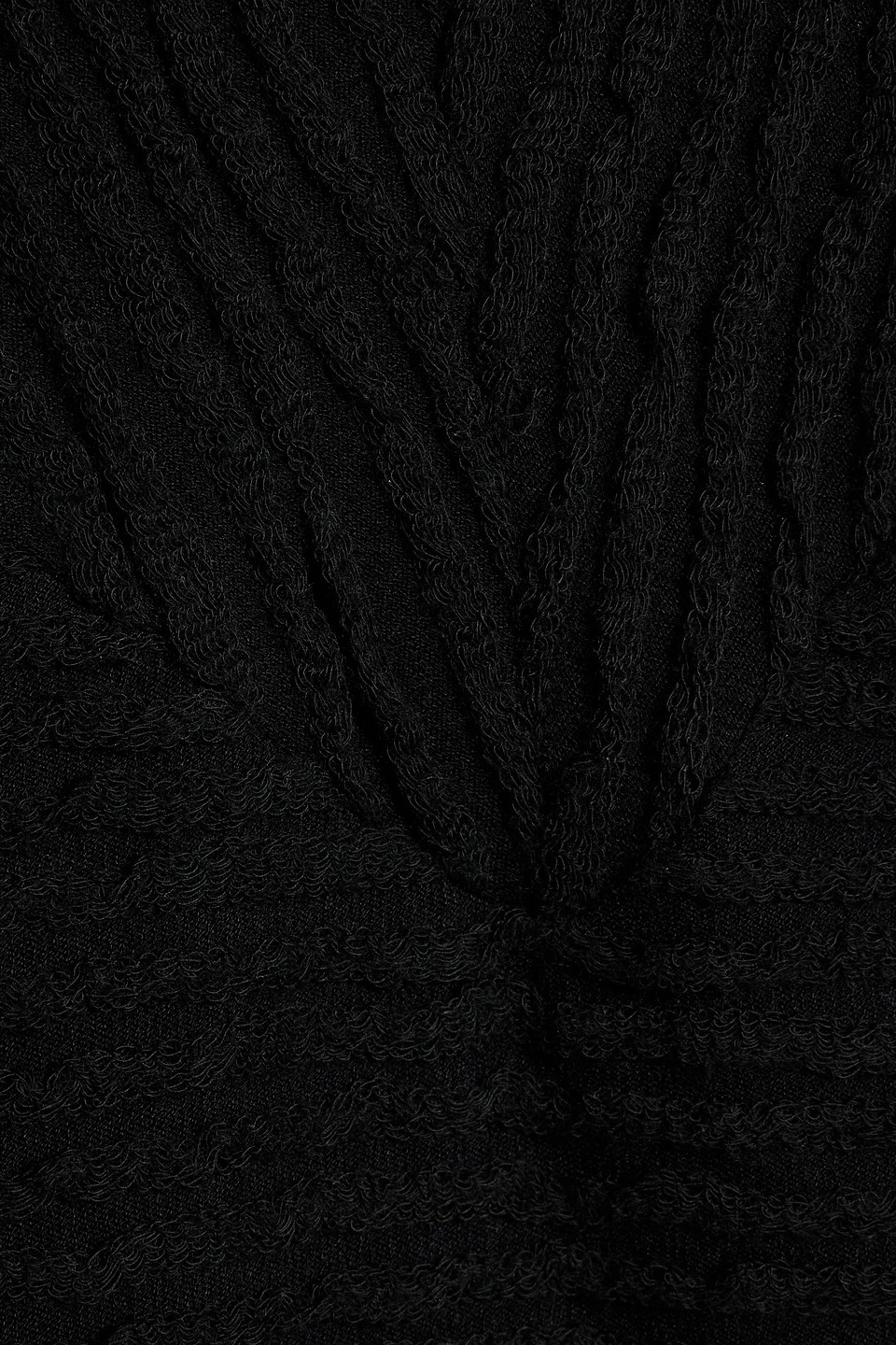 Iro Othilie Cutout Jacquard-knit Mini Dress In Black