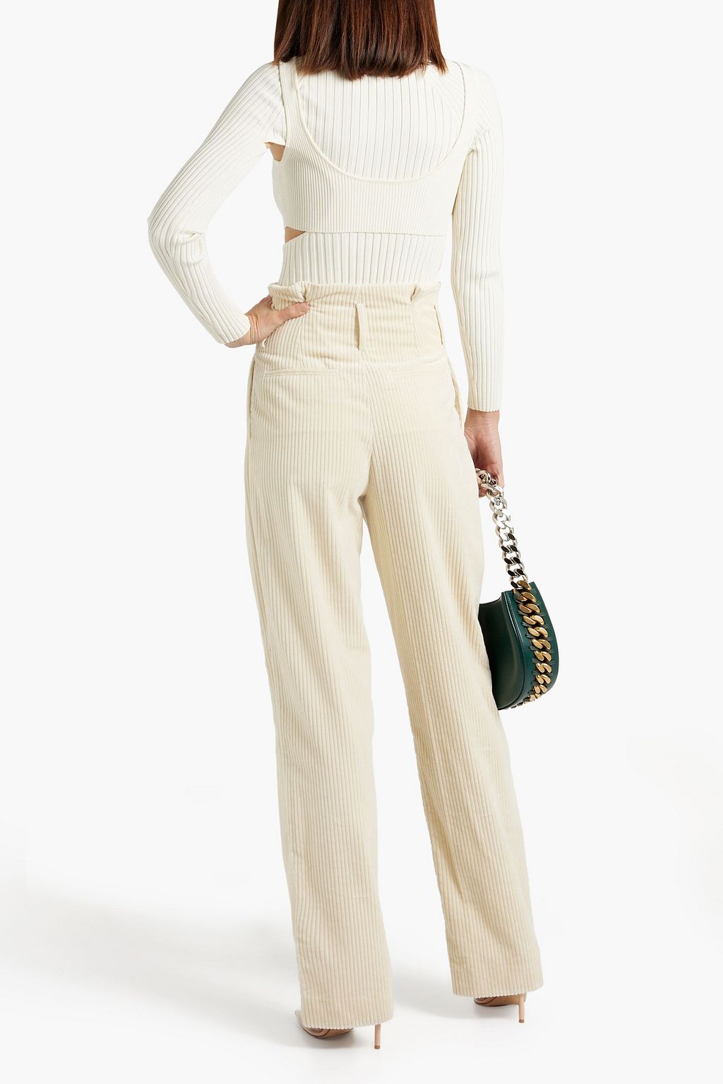 IRO Jake cotton-corduroy straight-leg pants