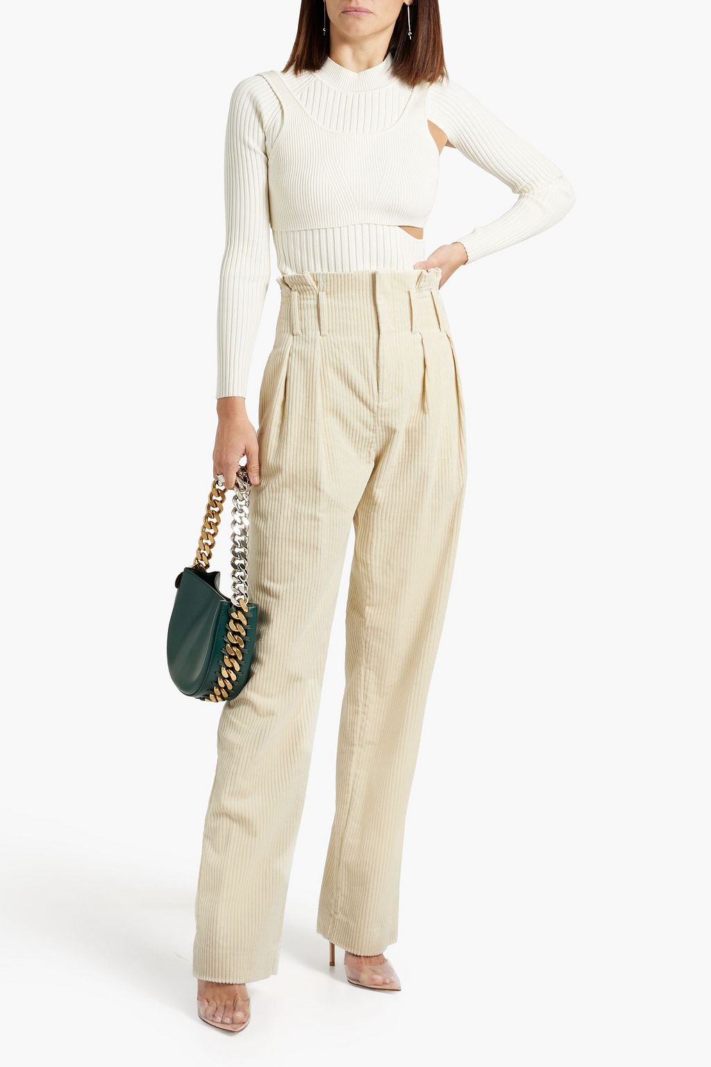 IRO Jake cotton-corduroy straight-leg pants