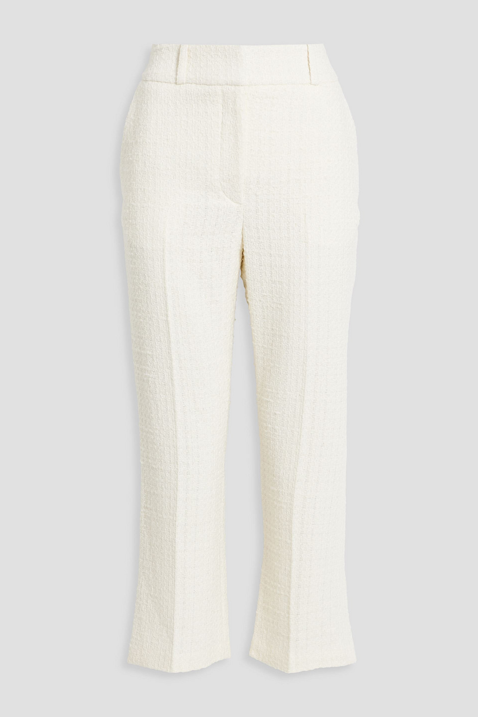Iro Abema Tweed Kick-flare Pants In Ecru