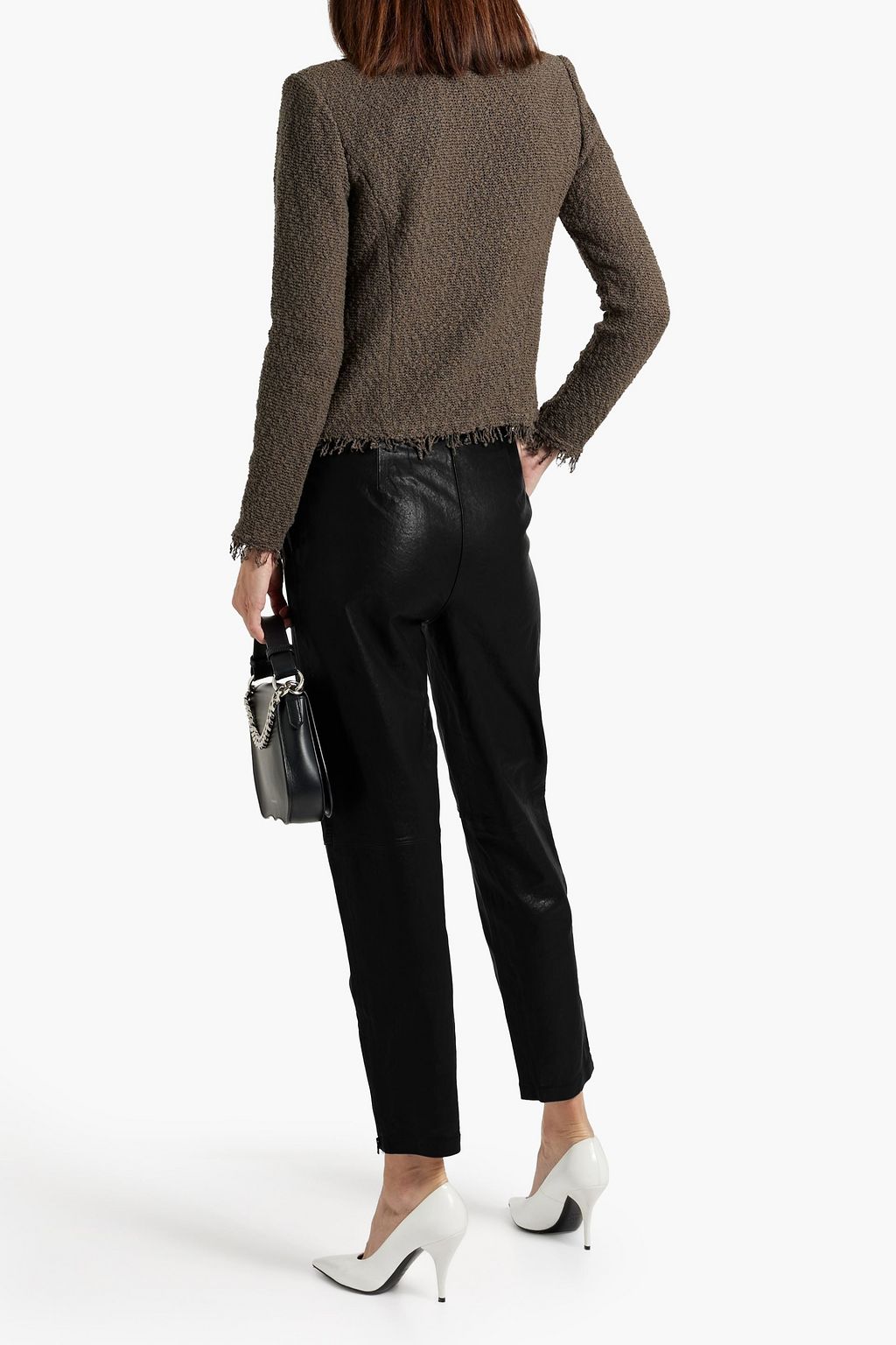 IRO Stara leather tapered pants