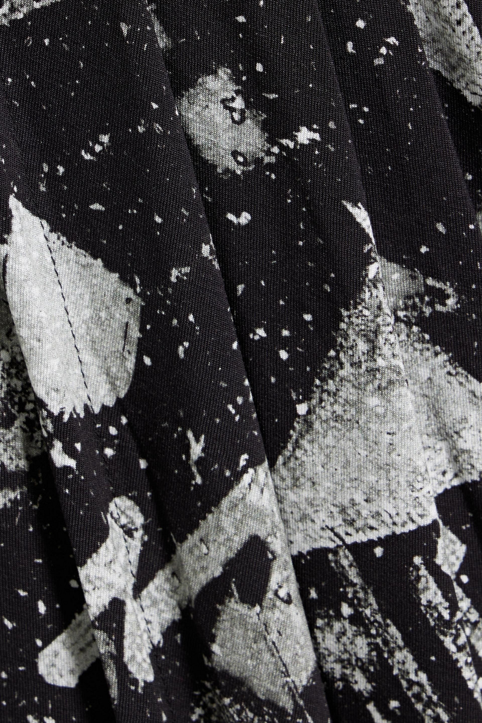 Iro Yuki Wrap-effect Printed Maxi Skirt In Black