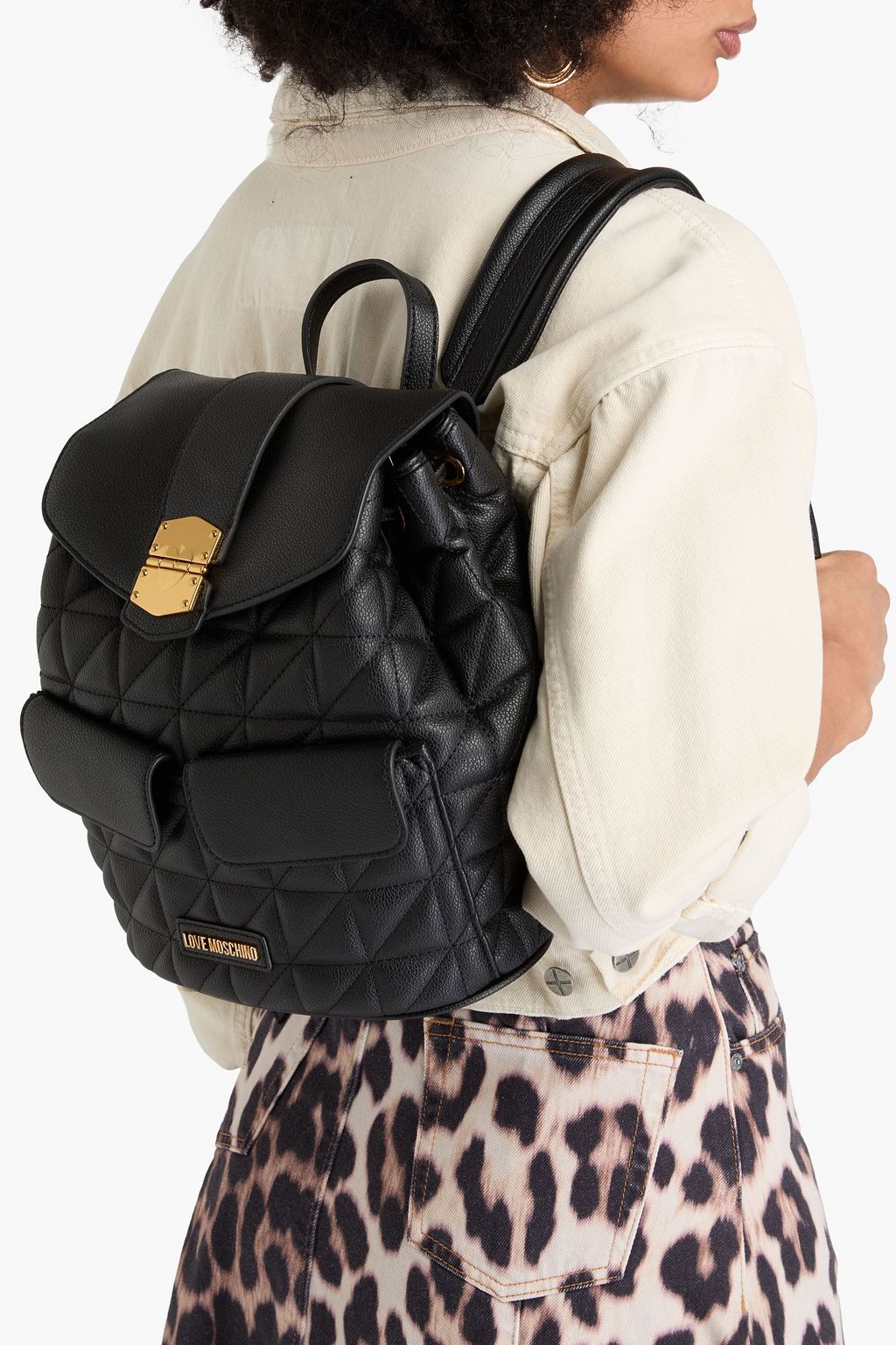 LOVE MOSCHINO Quilted backpack