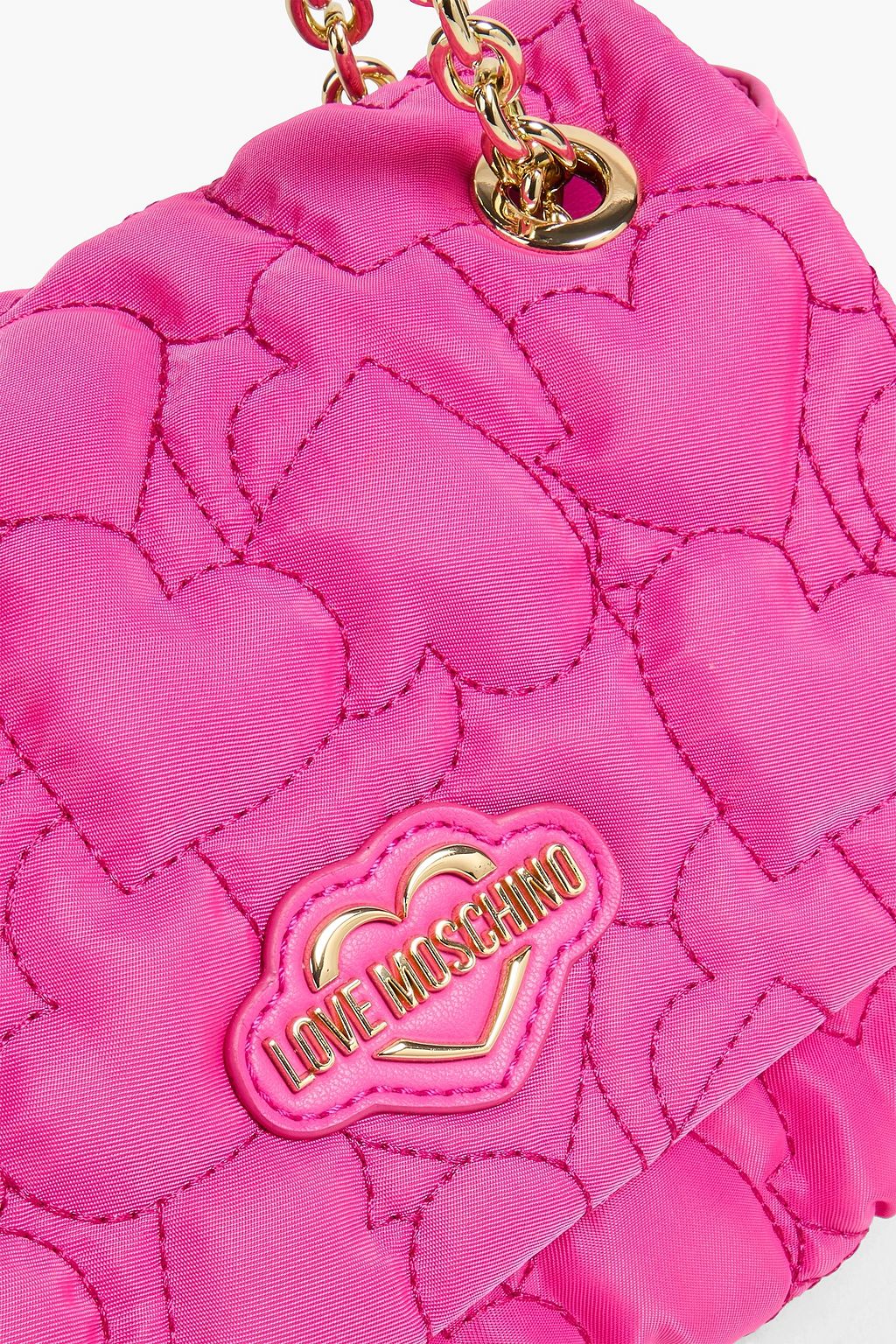 LOVE MOSCHINO Quilted shell shoulder bag