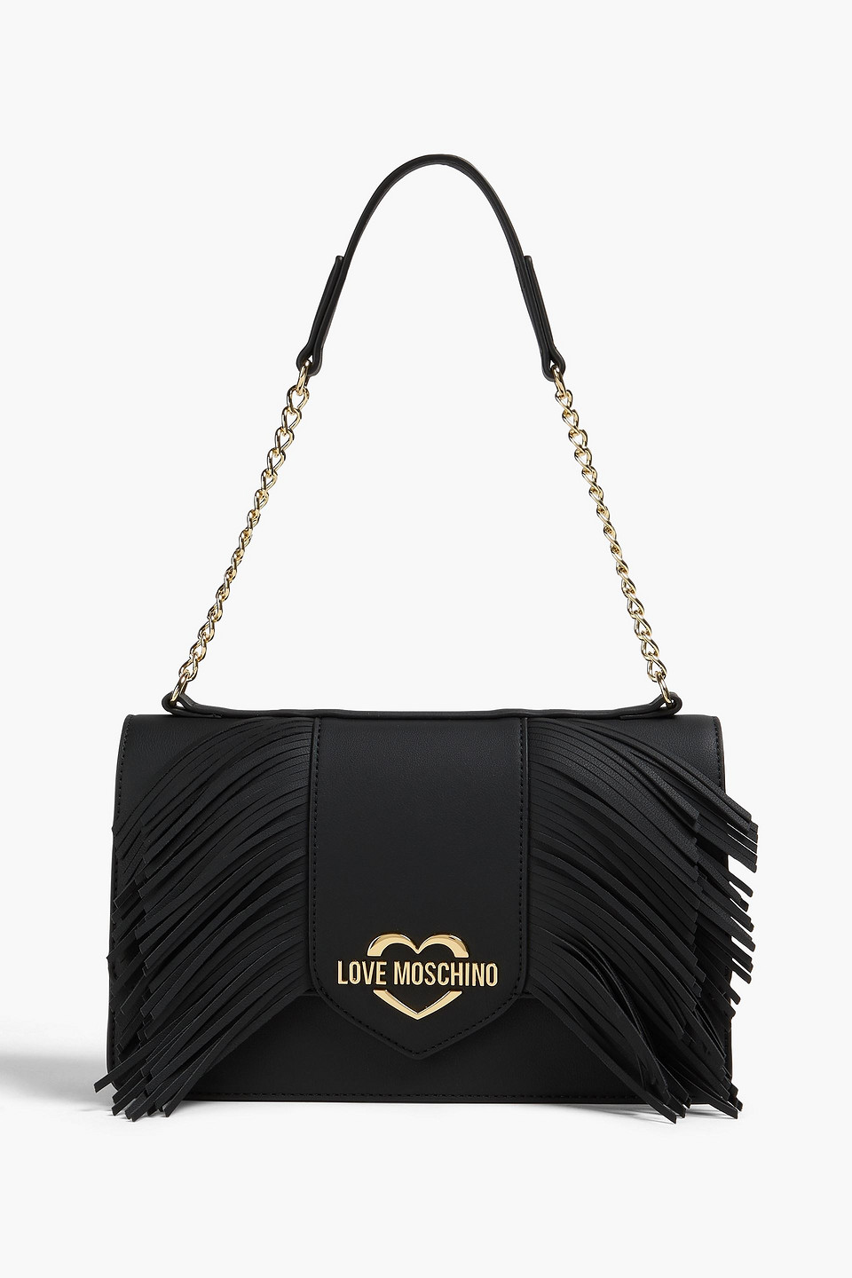 Fringed shoulder bag