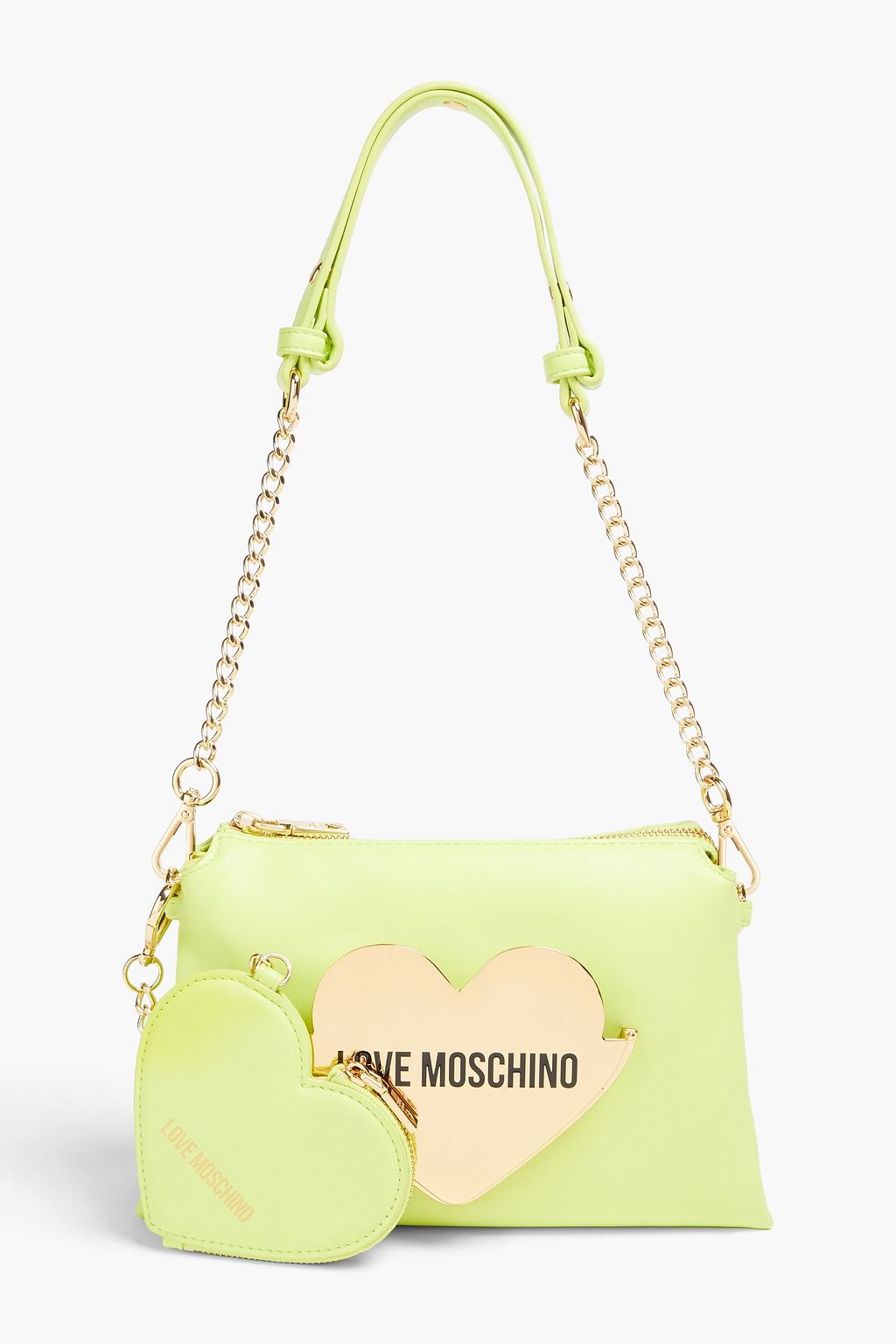 LOVE MOSCHINO حقيبة كتف من الجلد الصناعي