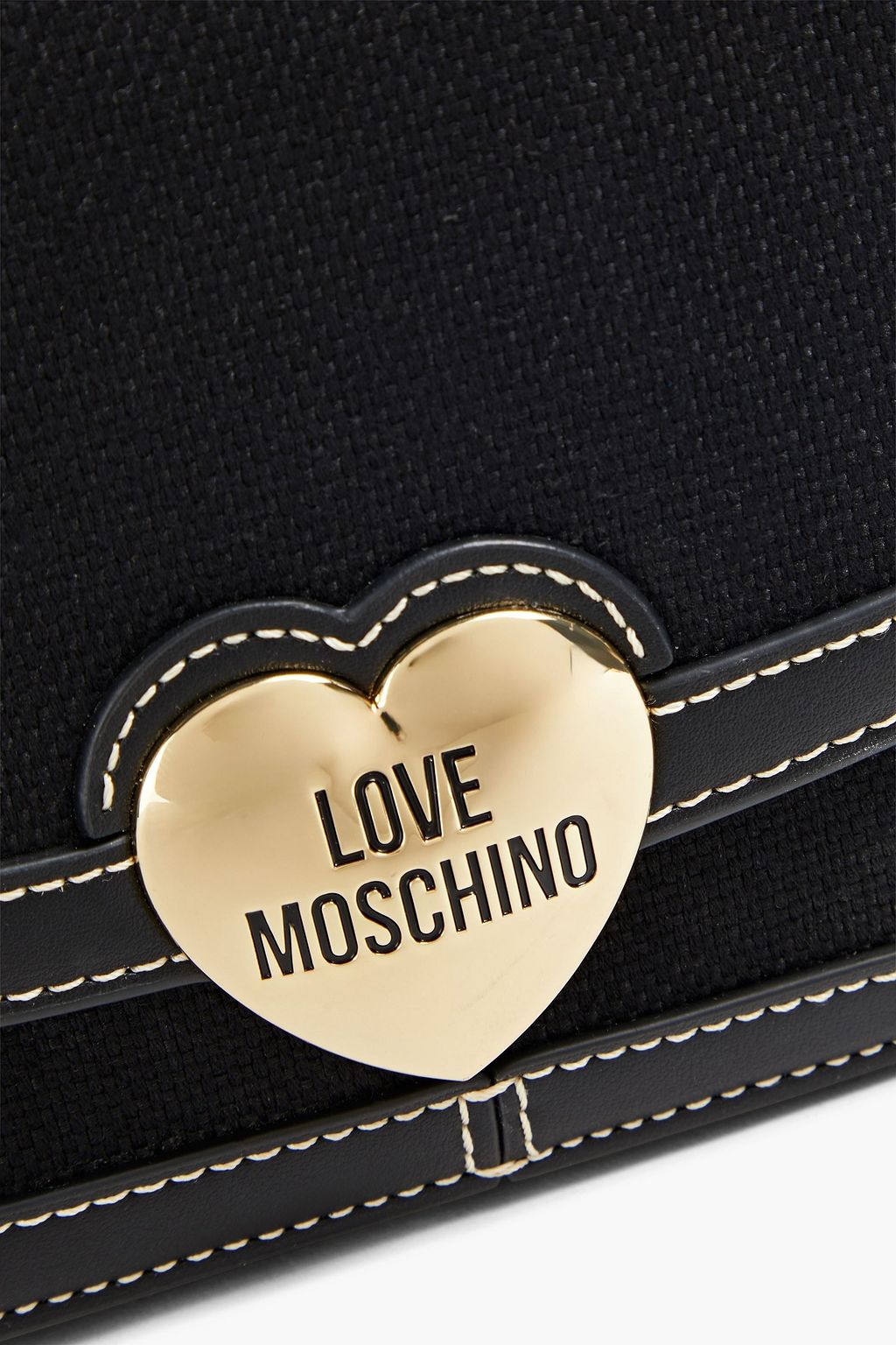 LOVE MOSCHINO Embellished canvas shoulder bag