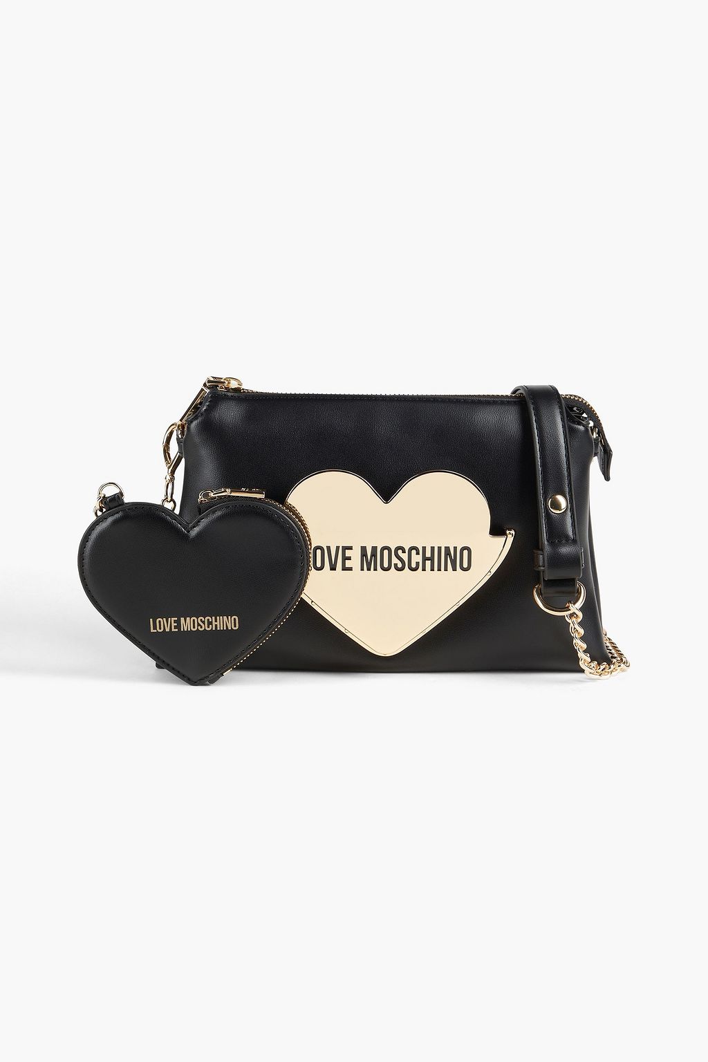 LOVE MOSCHINO حقيبة كتف من الجلد الصناعي