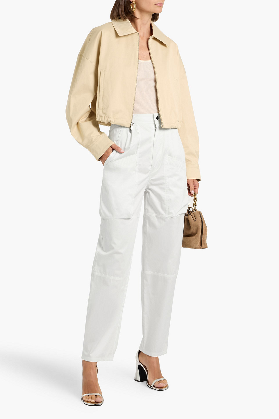 Isabel Marant Ferima Cotton-poplin Cargo Pants