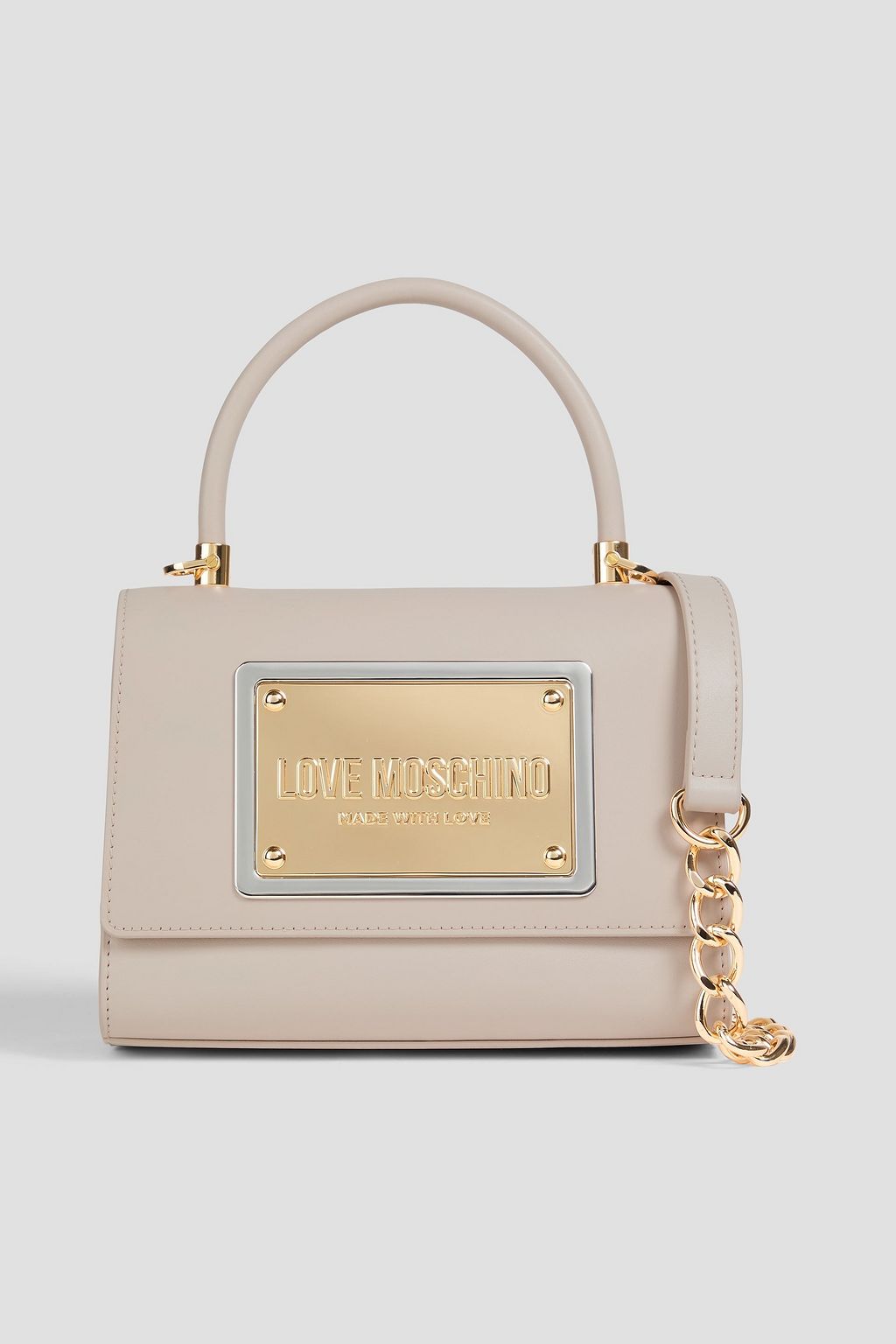 Crossbody Bag aus Leder off white EinheitsgroBe