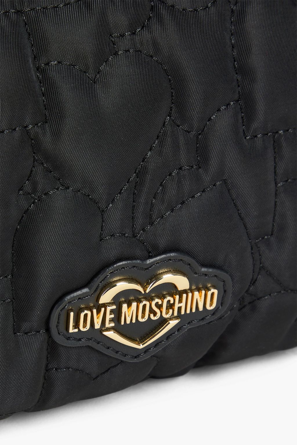 LOVE MOSCHINO Pochette aus gestepptem Twill