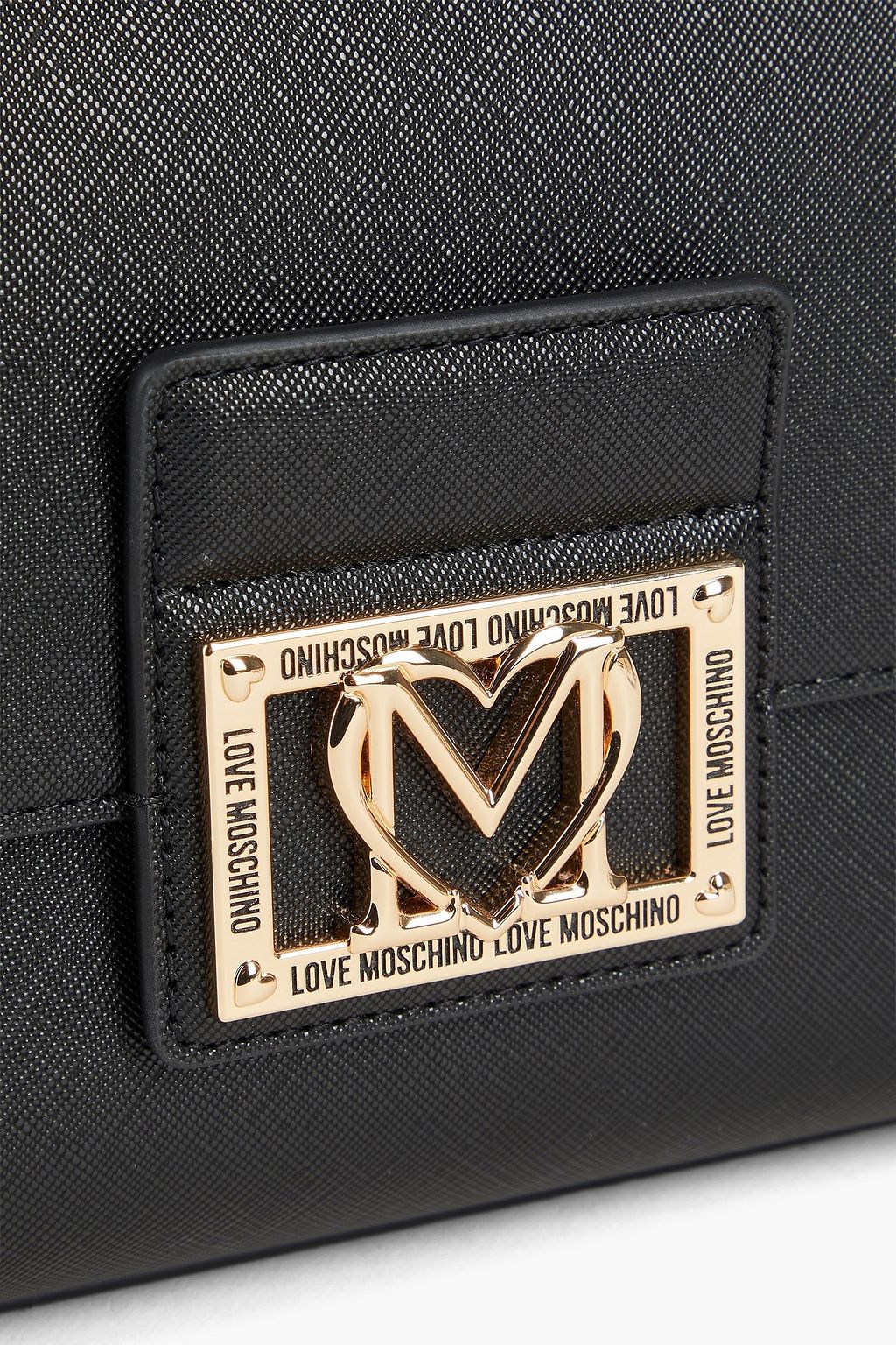LOVE MOSCHINO Faux textured-leather tote