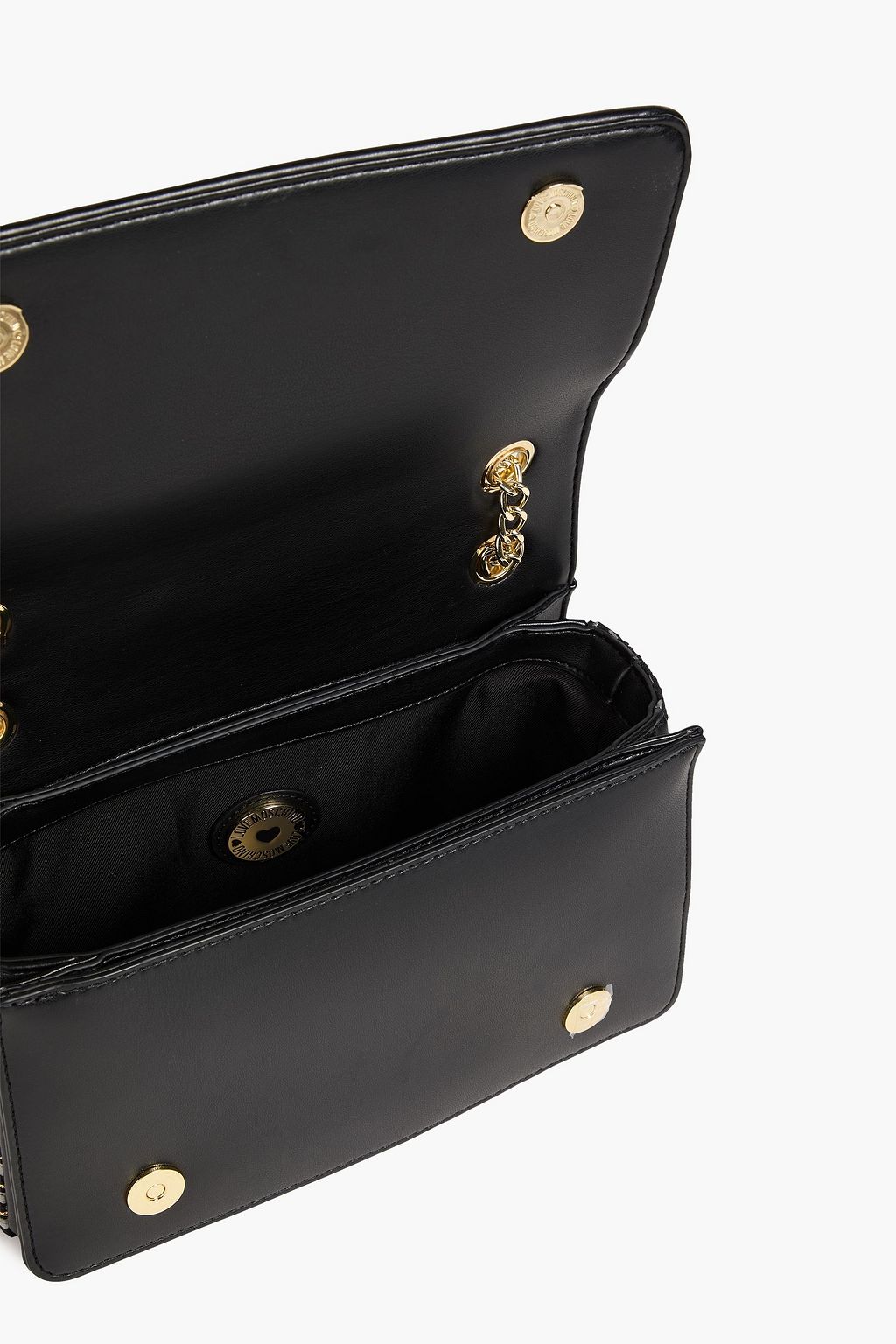 LOVE MOSCHINO Metallic tweed shoulder bag
