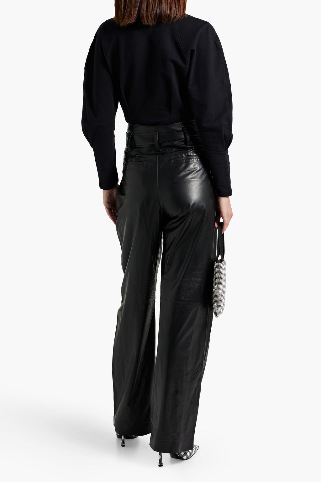 IRO Roqui French cotton-blend terry top