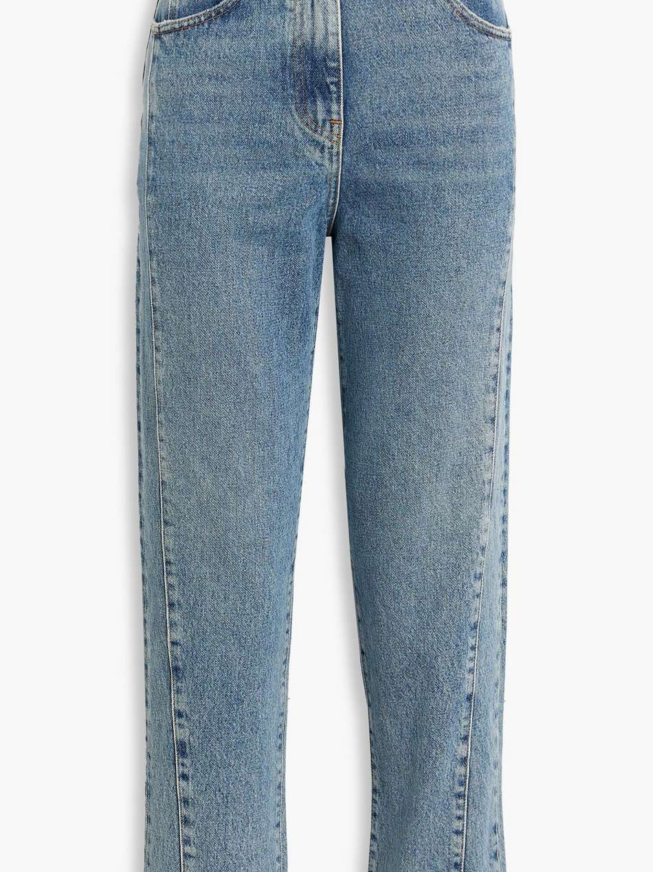 harold high-rise straight-leg jeans