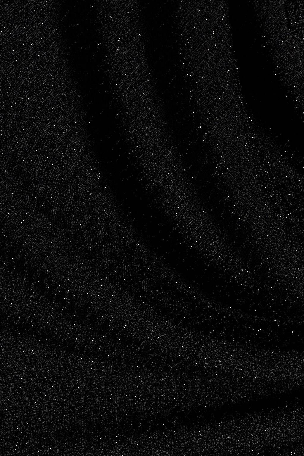 IRO Mikano cutout metallic stretch-knit mini dress