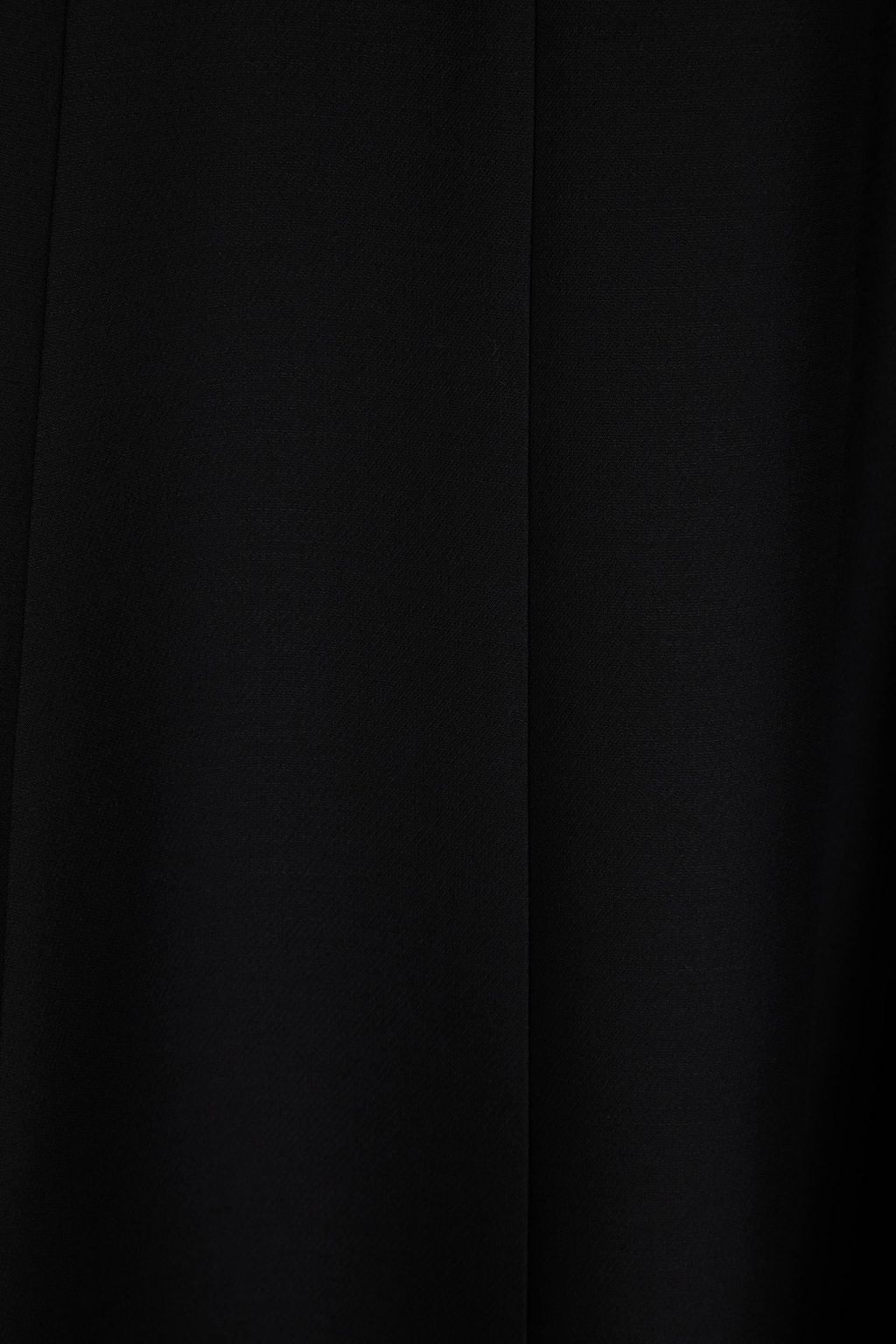 VALENTINO GARAVANI 코드 레이스 패널 울 실크 혼방 크레이프 미디 드레스