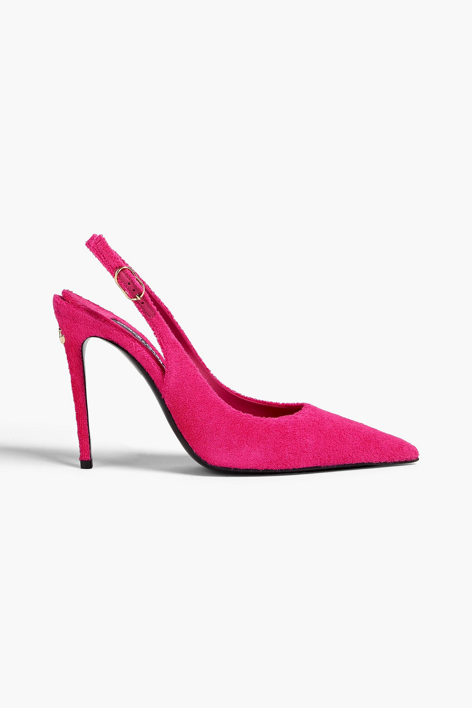 Dolce & Gabbana Terry Slingback Pumps In Pink
