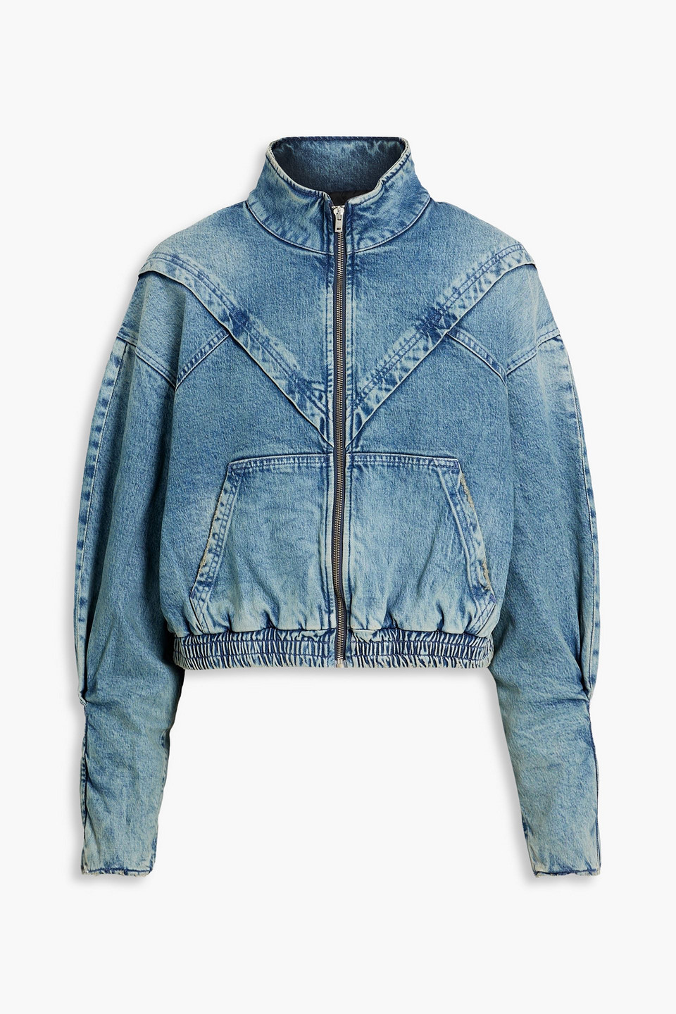 IRO - Sivra cropped denim jacket - Blue - FR 40