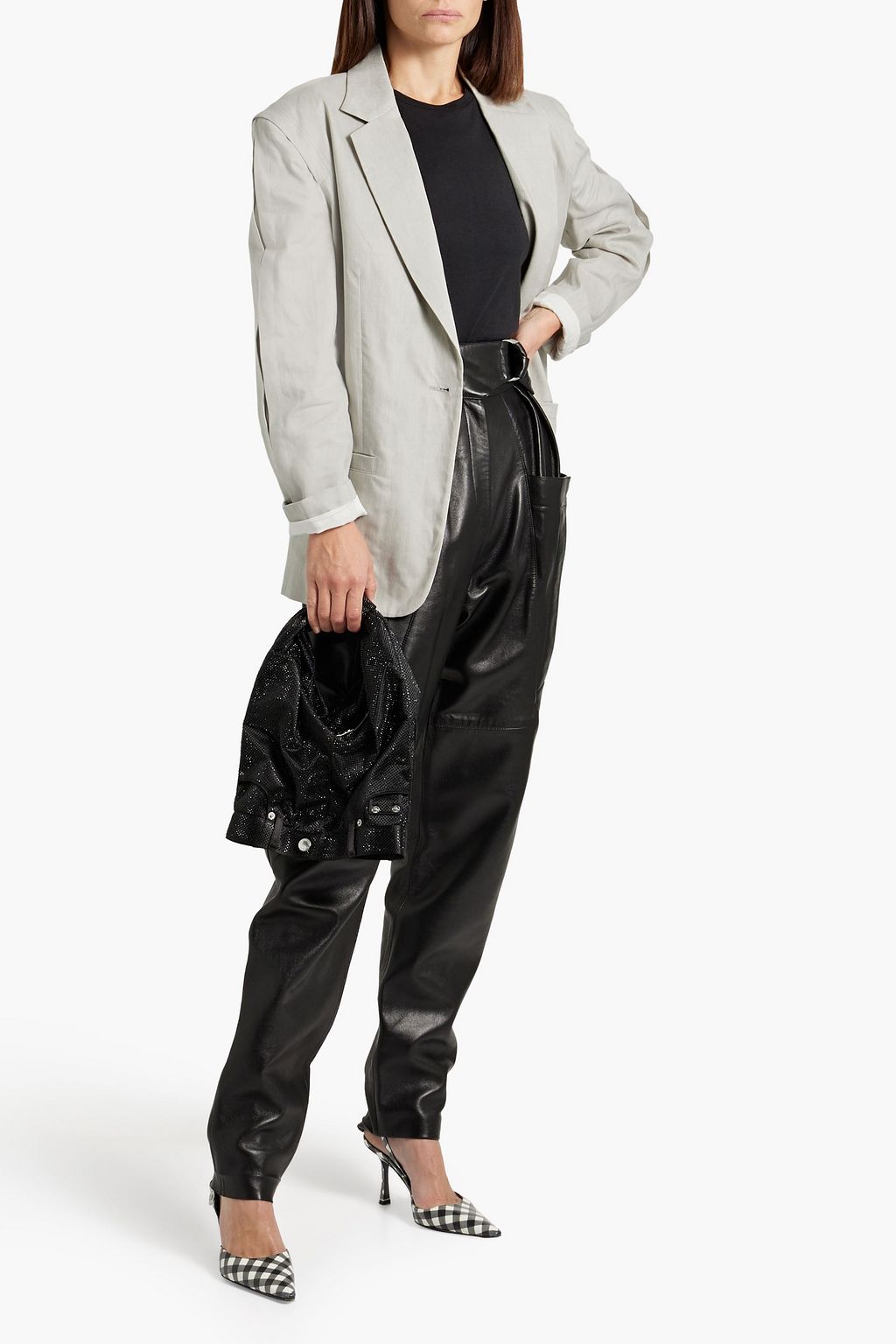 IRO Subi linen and cotton-blend blazer