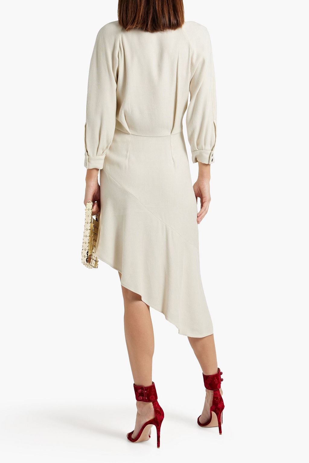 IRO Izae asymmetric chenille dress
