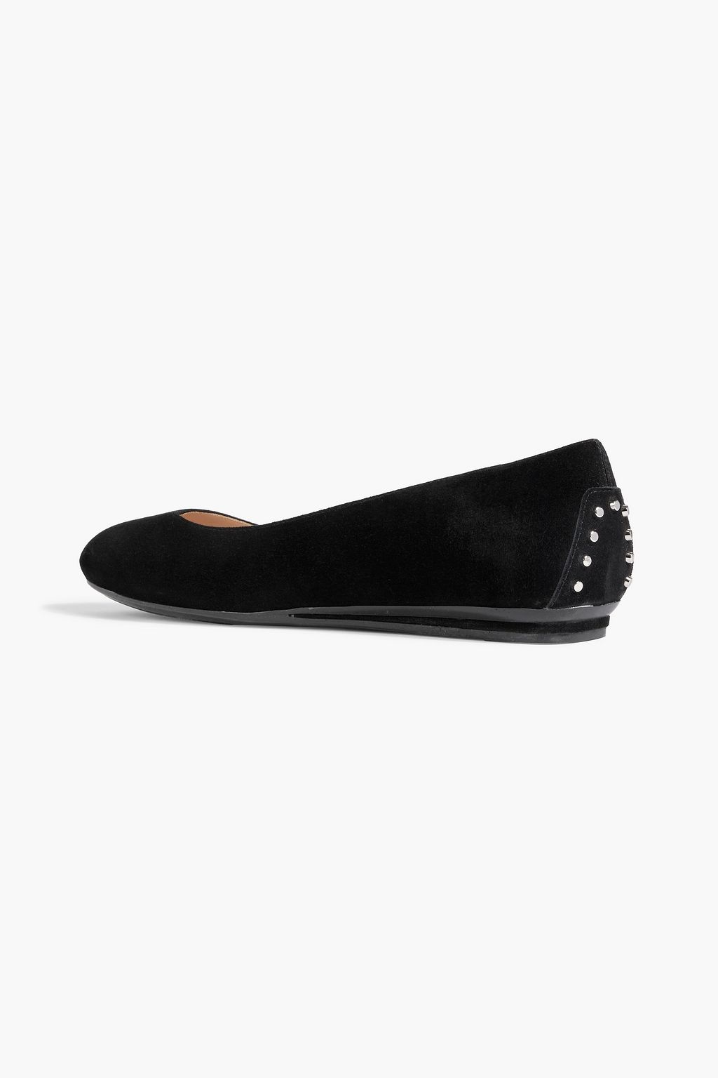 TOD'S Studded suede ballet flats