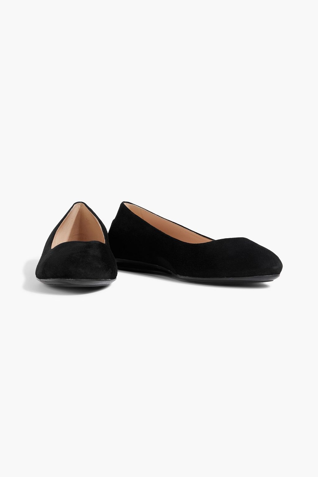 TOD'S Studded suede ballet flats